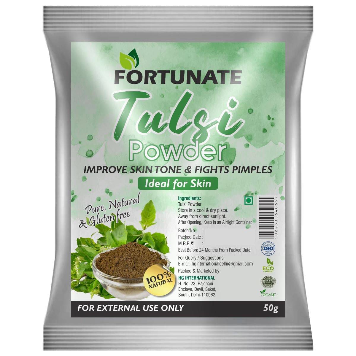     			100% Herbal Tulsi Powder