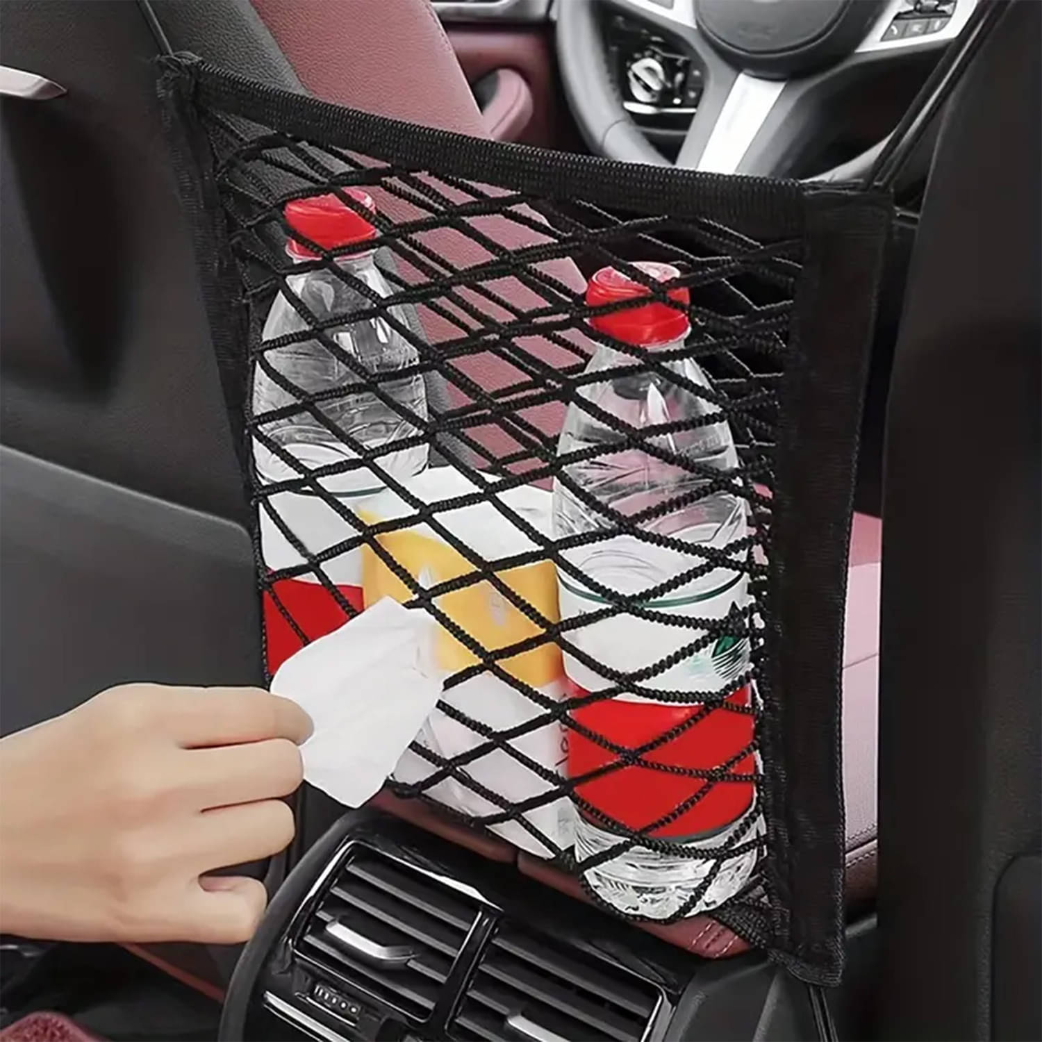     			SIAGO Multi Pocket Organizer for Front Seat Side Black