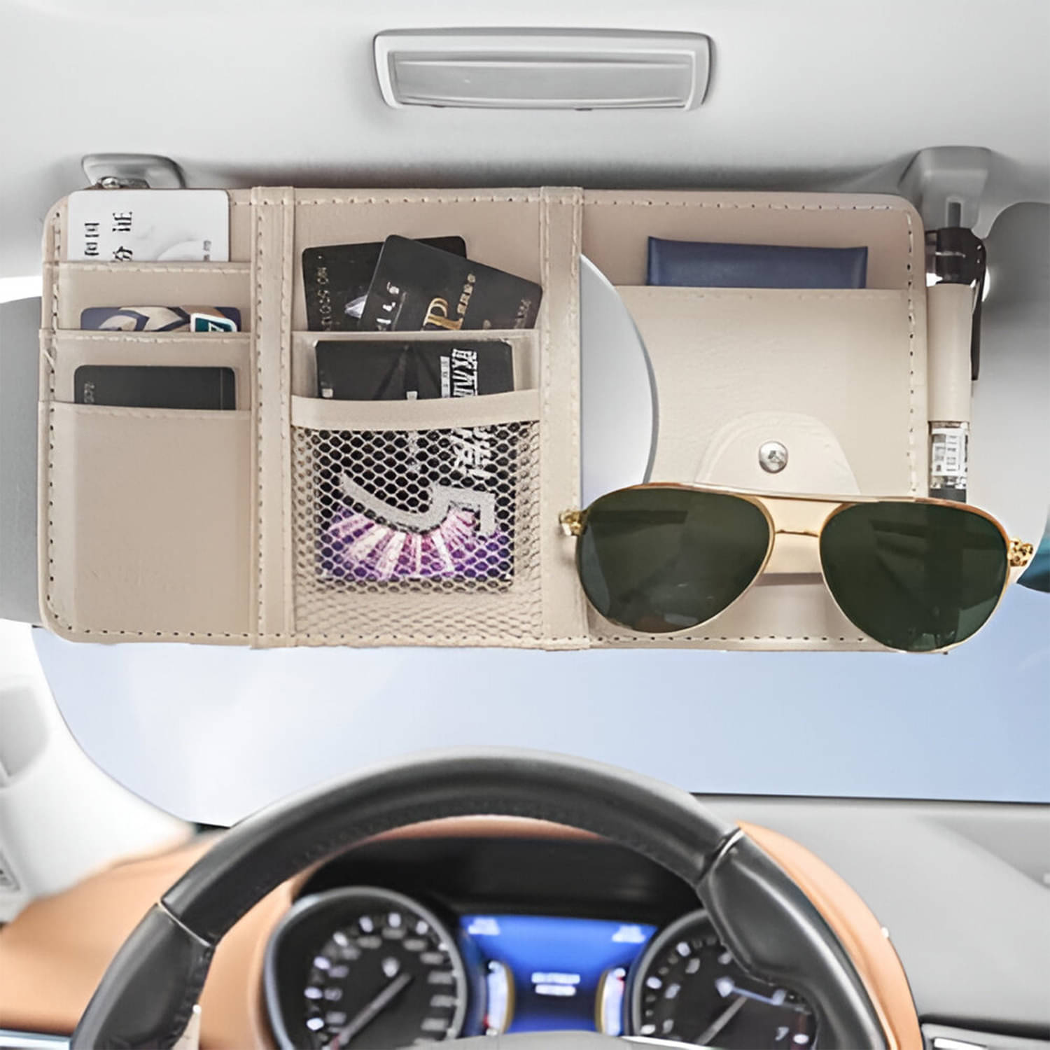     			SIAGO Sunglasses Holder for Front Seat Side