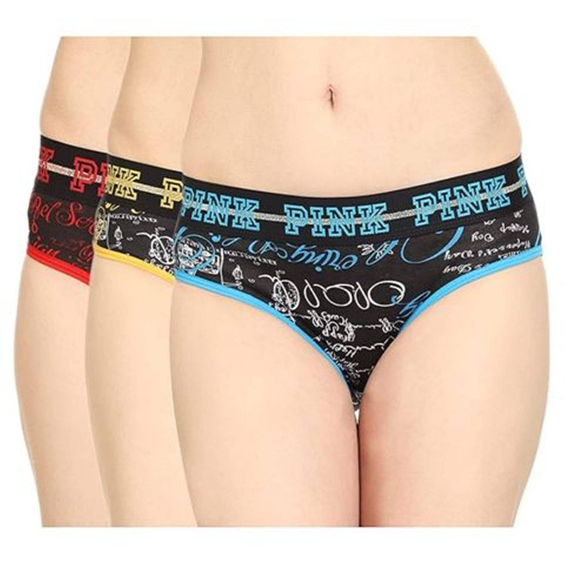 KIDBIRD Pack of 3 Cotton Women's Briefs ( Multicolor ) 2inKatrinaKid07     			KIDBIRD Pack of 3 Cotton Women's Briefs ( Multicolor ) 2inKatrinaKid07