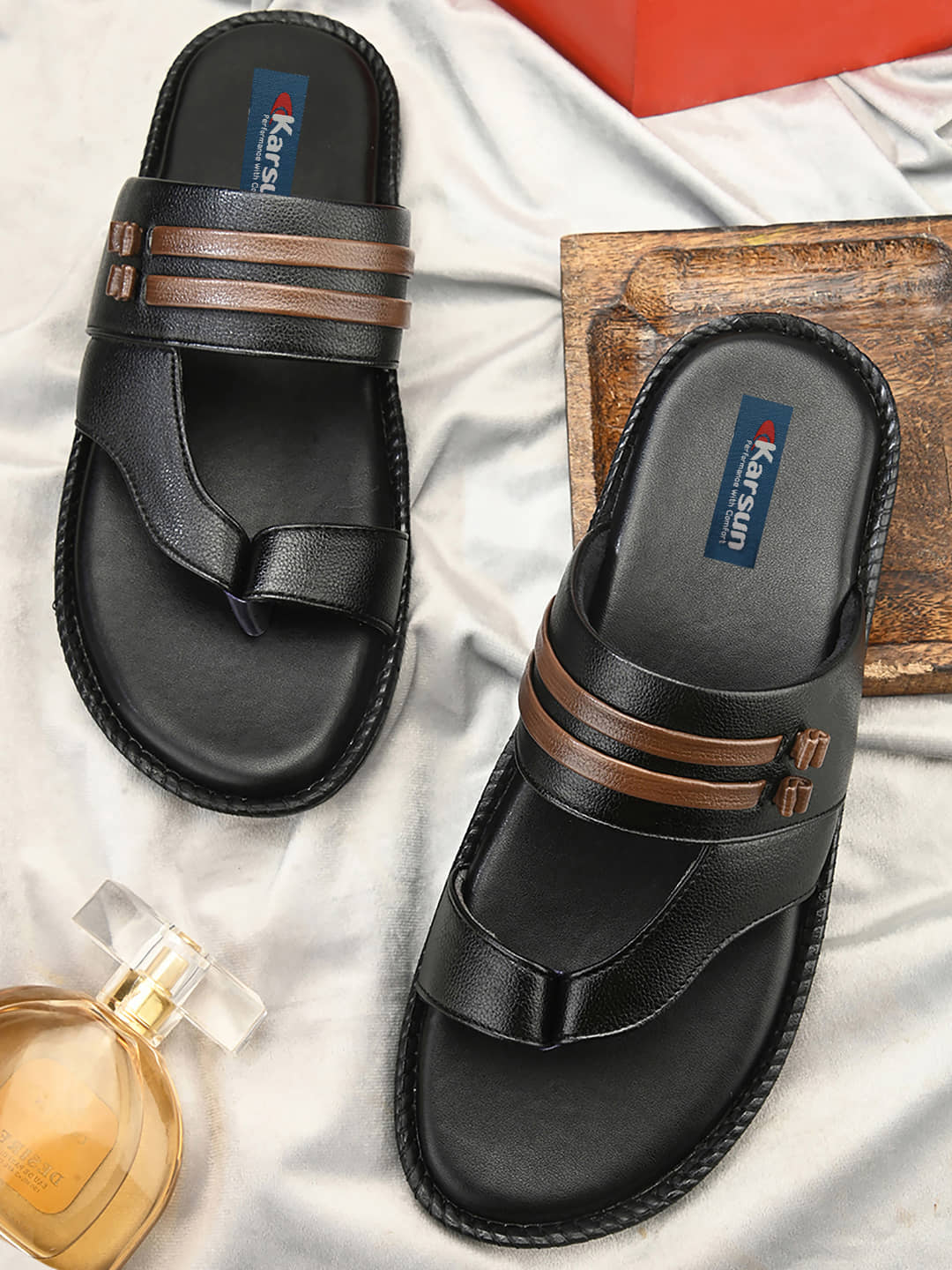 Karsun - Black Men's Sandals