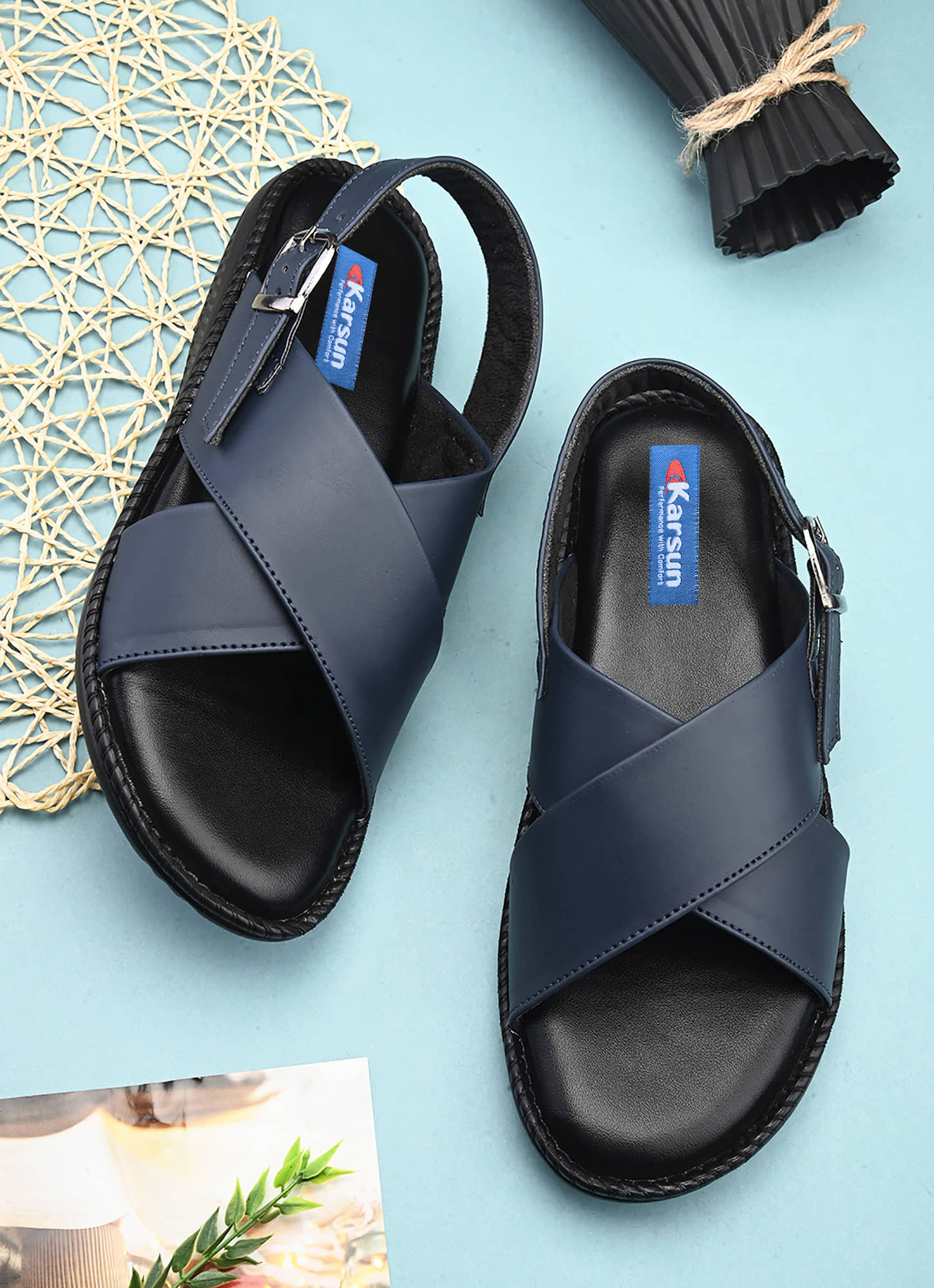 Karsun - Blue Men's Sandals