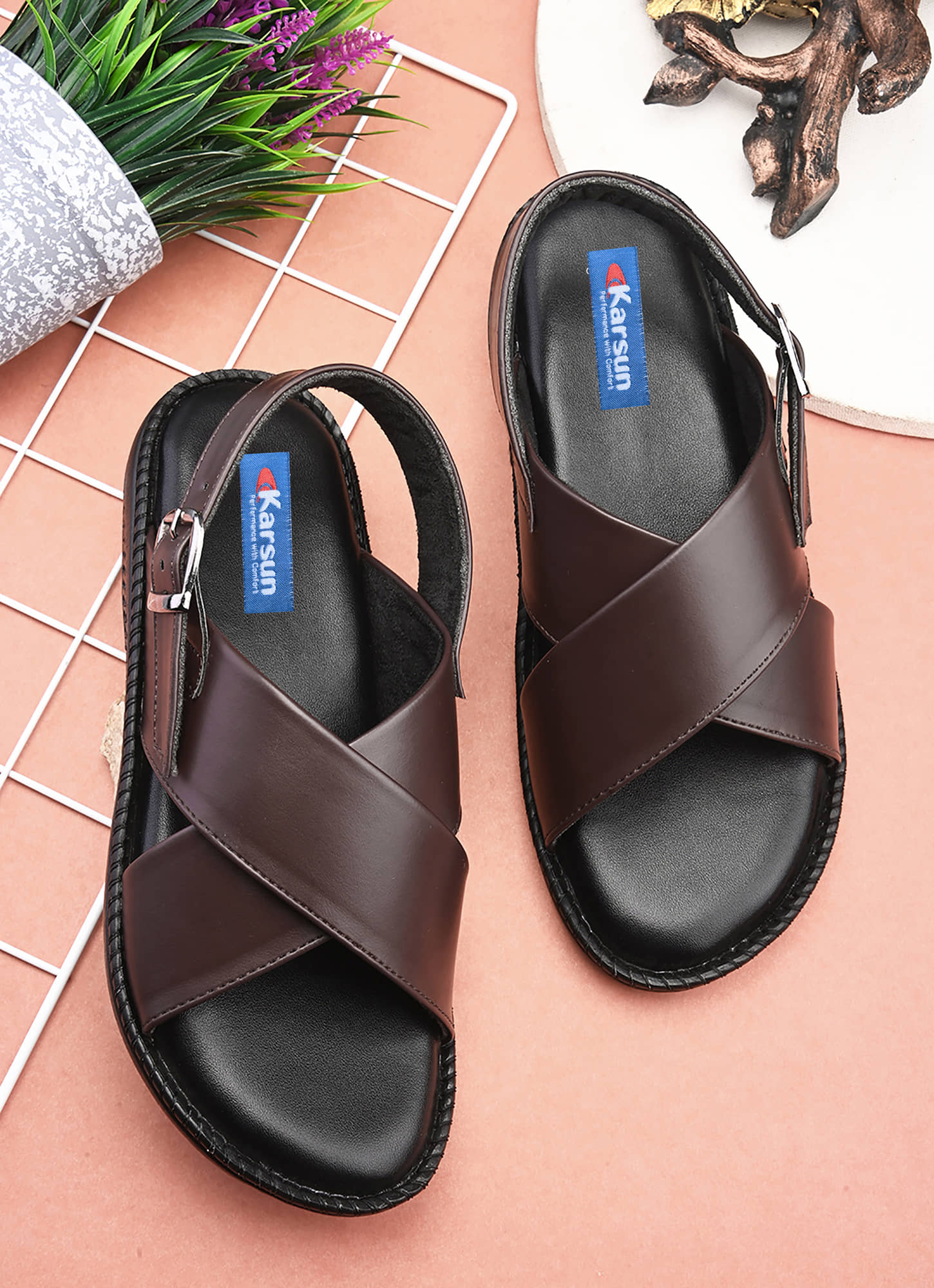 Karsun - Brown Men's Sandals