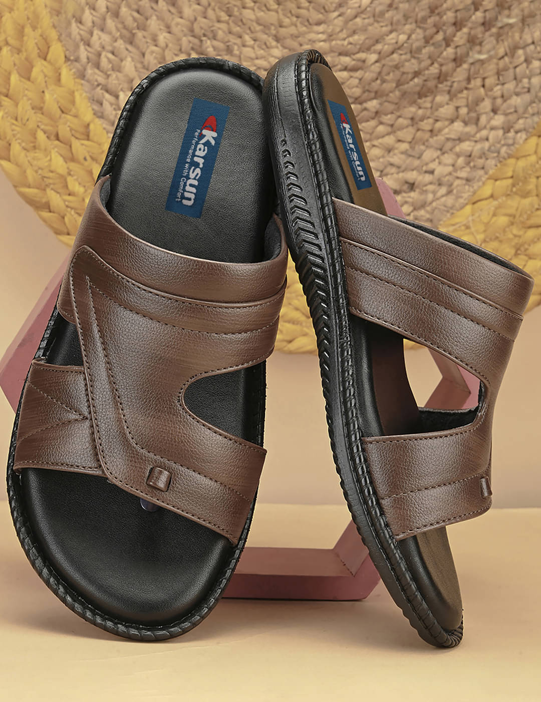     			Karsun - Brown Men's Sandals