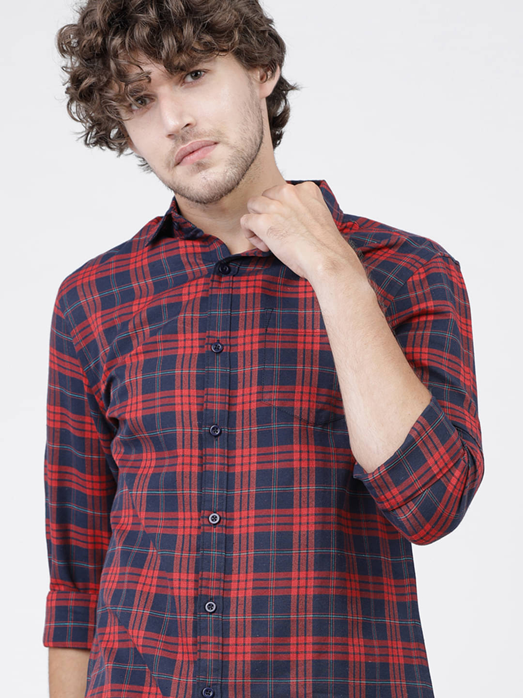 Ketch Polyester Slim Fit Checks Full Sleeves Men's Casual Shirt - Multi ( Pack of 1 ) Ketch Polyester Slim Fit Checks Full Sleeves Men's Casual Shirt - Multi ( Pack of 1 )