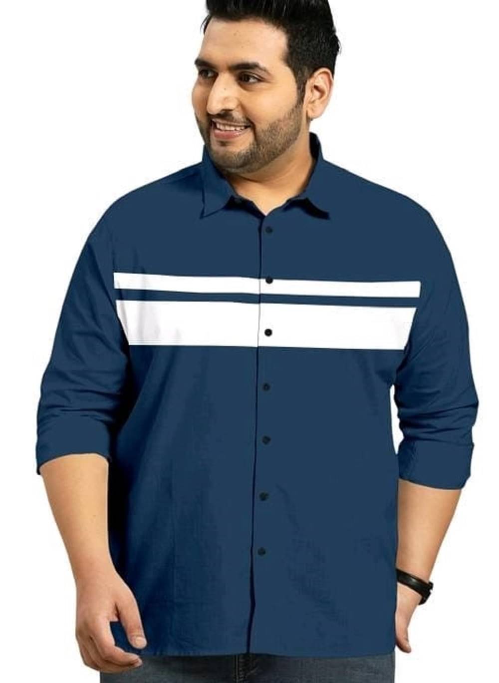     			NOWT Cotton Blend Regular Fit Striped Full Sleeves Men's Casual Shirt - Teal ( Pack of 1 )