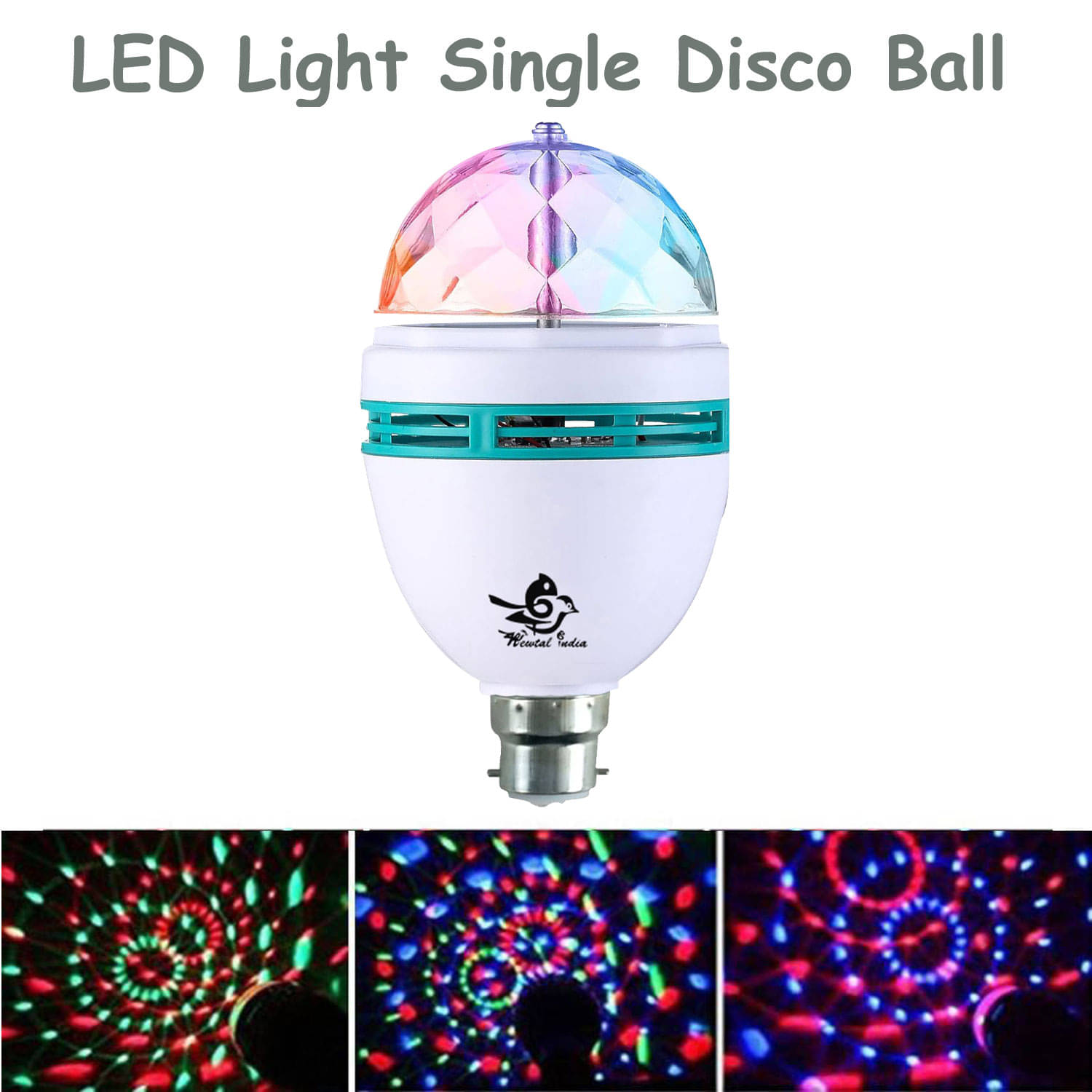     			Newtal India 3W Cool Day Light LED Bulb ( Single Pack )