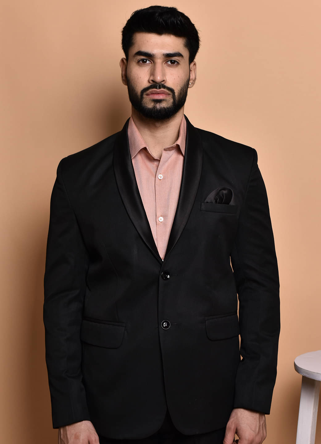     			PRINTCULTR Cotton Blend Men's Blazer - BLack ( Pack of 1 )