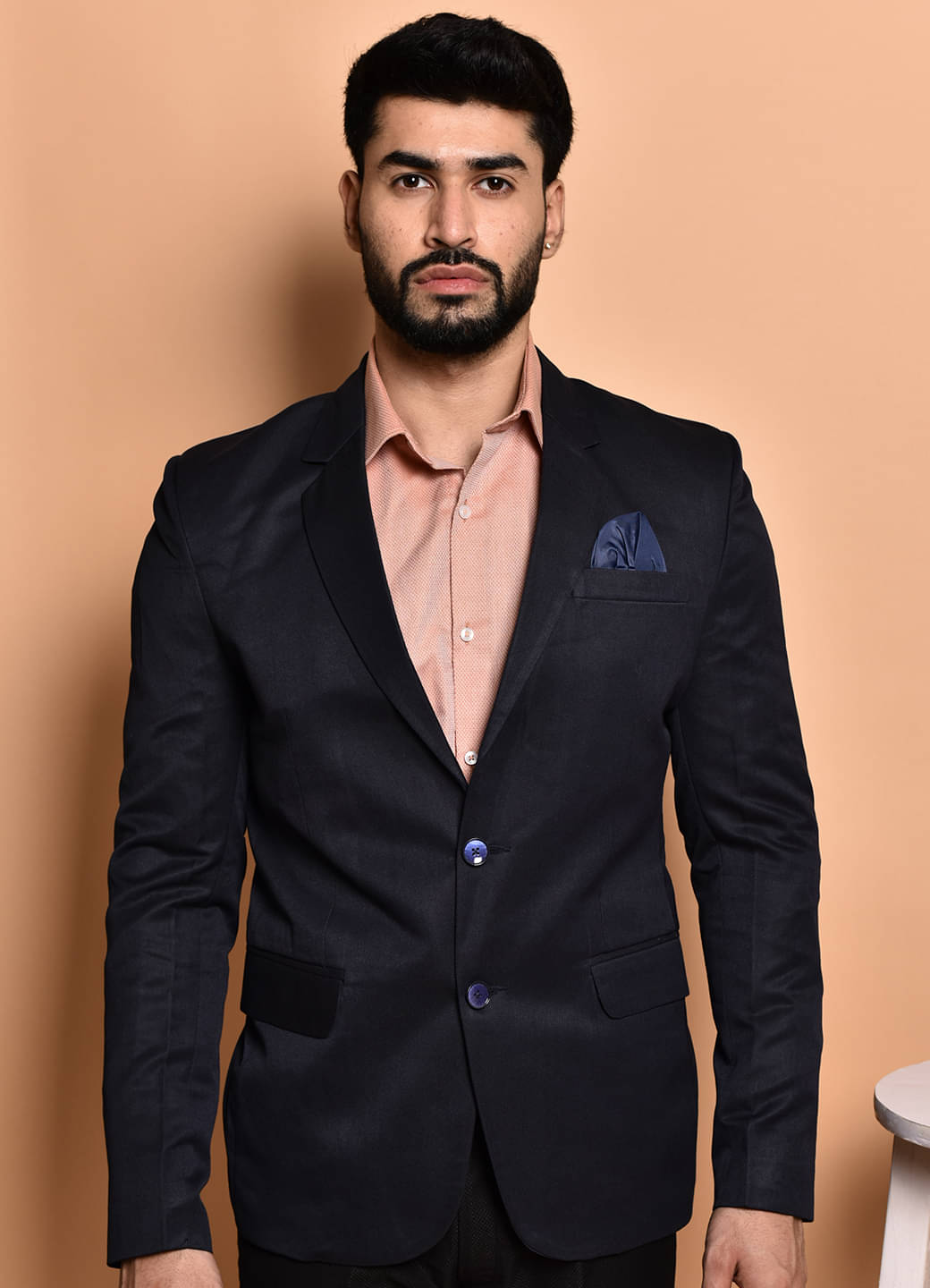PRINTCULTR Cotton Blend Men's Blazer - Blue ( Pack of 1 ) PRINTCULTR Cotton Blend Men's Blazer - Blue ( Pack of 1 )