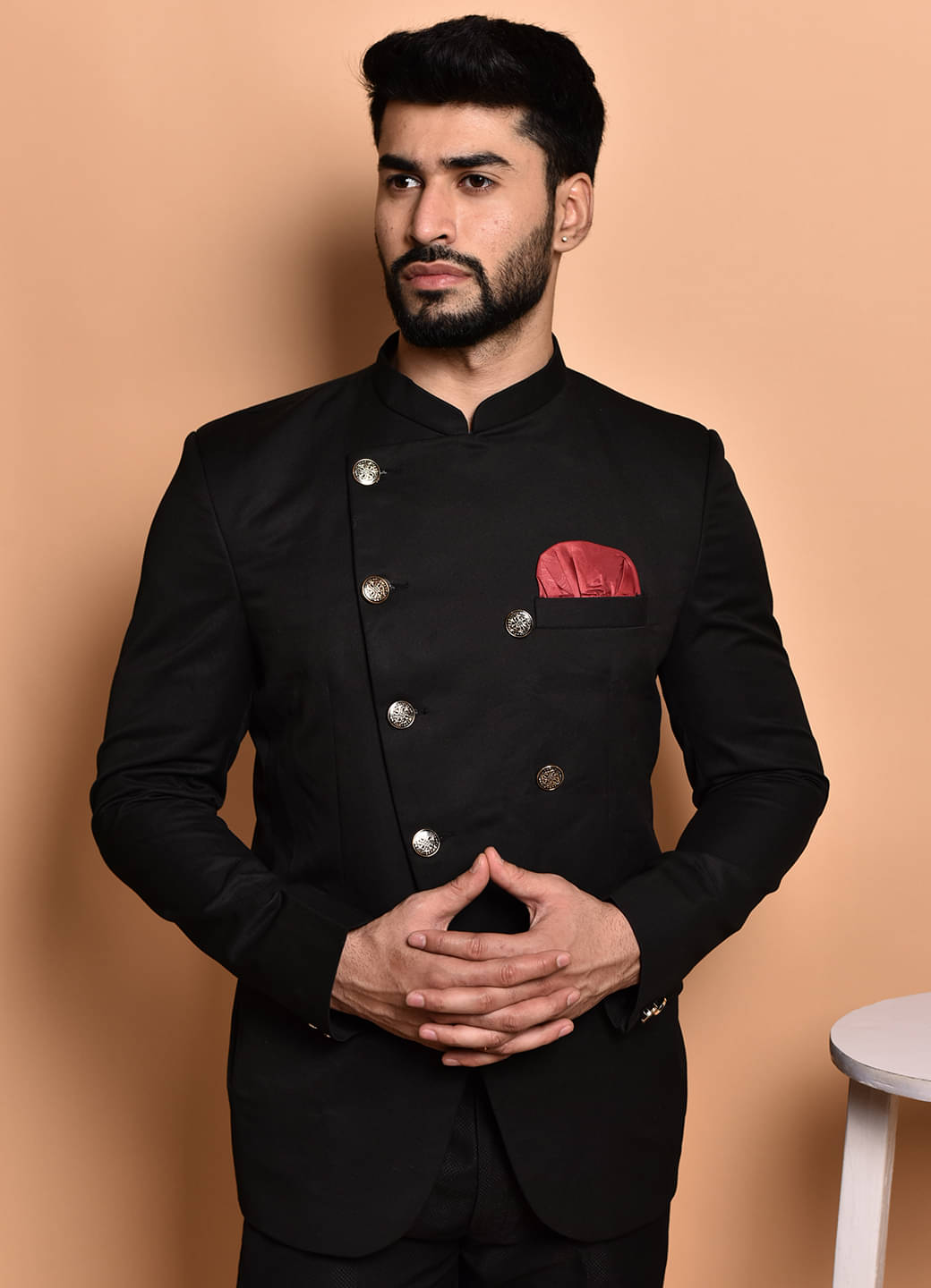 PRINTCULTR Cotton Blend Men's Blazer - Black ( Pack of 1 ) PRINTCULTR Cotton Blend Men's Blazer - Black ( Pack of 1 )