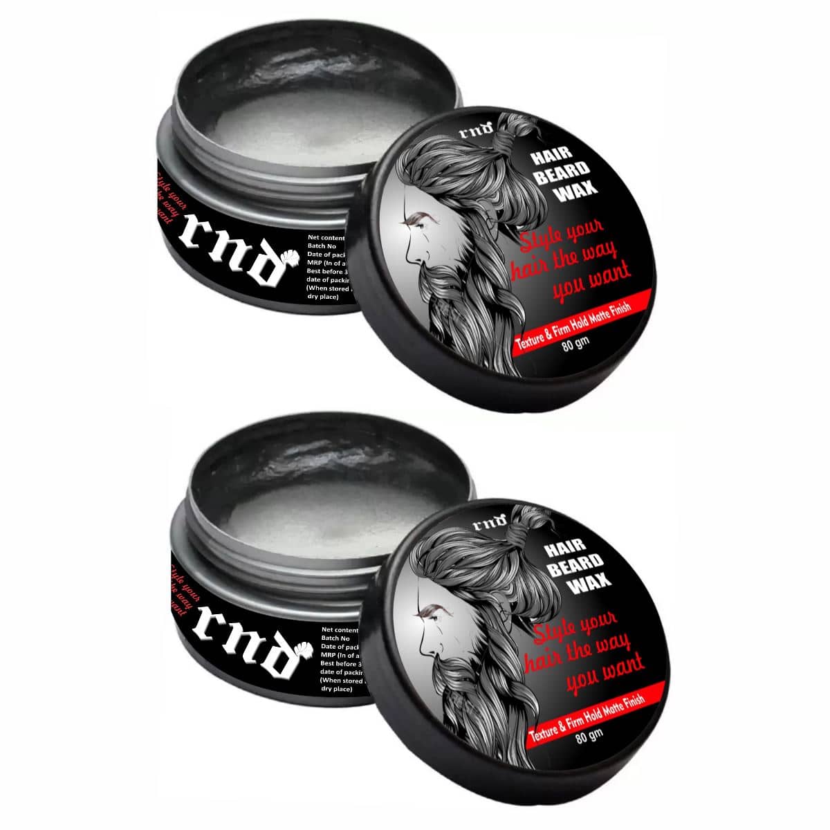 Strong Hair Wax Super Hold Wax - 80gm Hair Wax