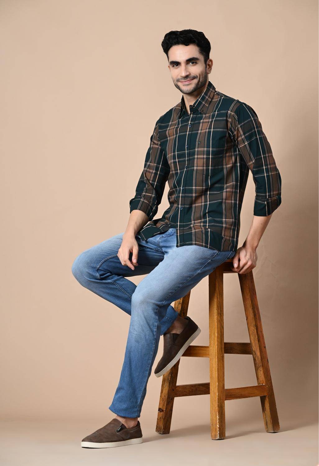    			STARFOX Cotton Regular Fit Full Sleeves Men's Formal Shirt - Green ( Pack of 1 )