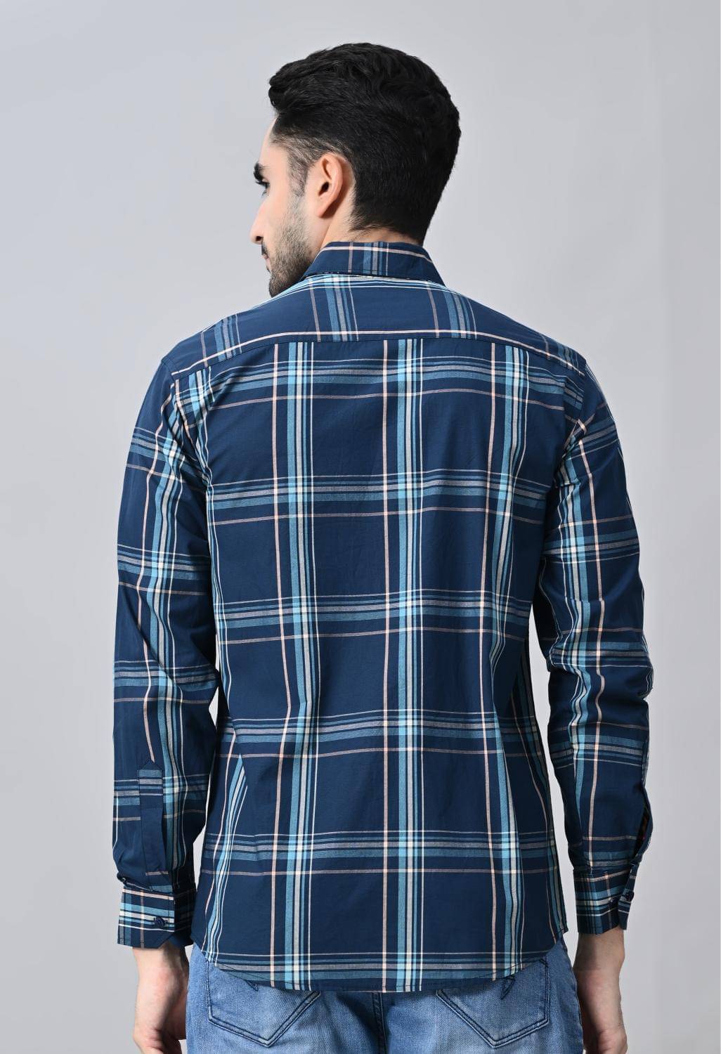     			STARFOX Cotton Regular Fit Full Sleeves Men's Formal Shirt - Navy ( Pack of 1 )