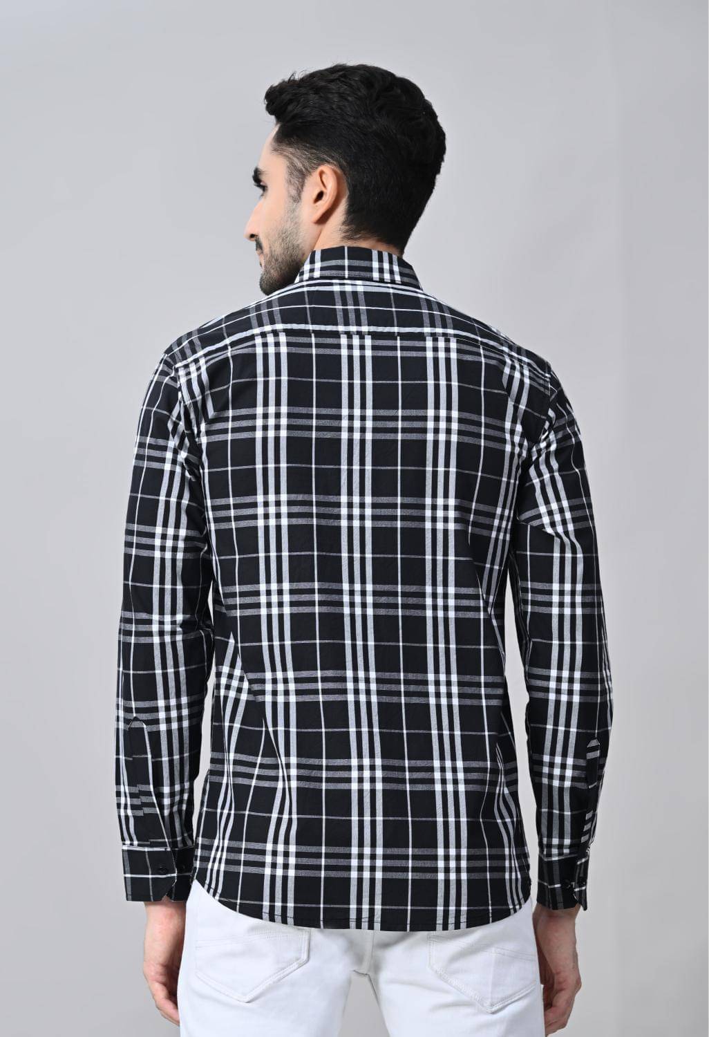     			STARFOX Cotton Regular Fit Full Sleeves Men's Formal Shirt - Black ( Pack of 1 )