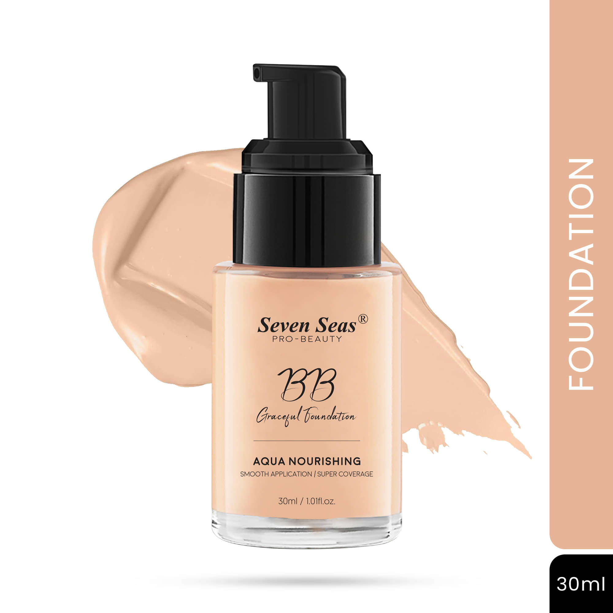     			Seven Seas Matte Liquid For Sensitive Skin Medium Foundation Pack of 1