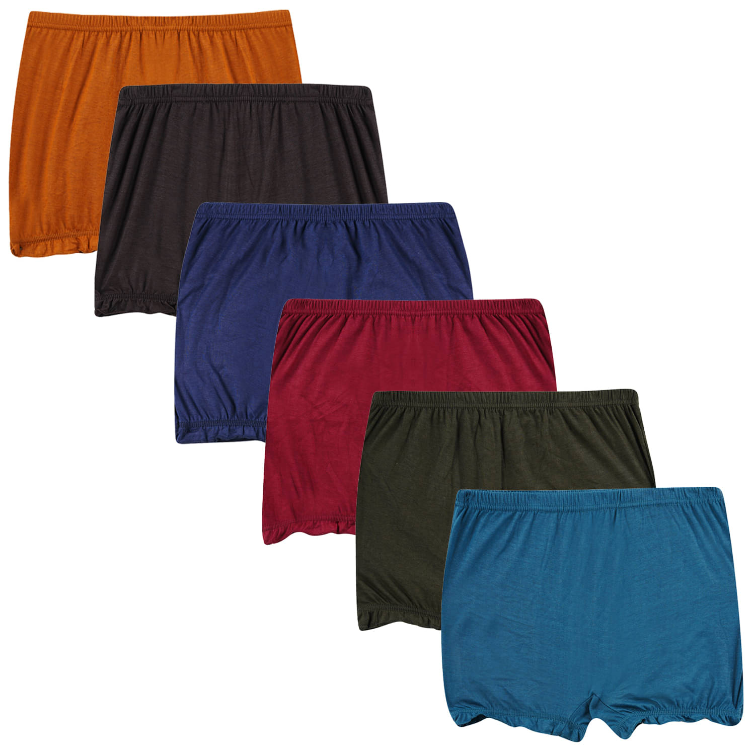     			Sleazy Cotton Bermuda - Brown Pack of 6