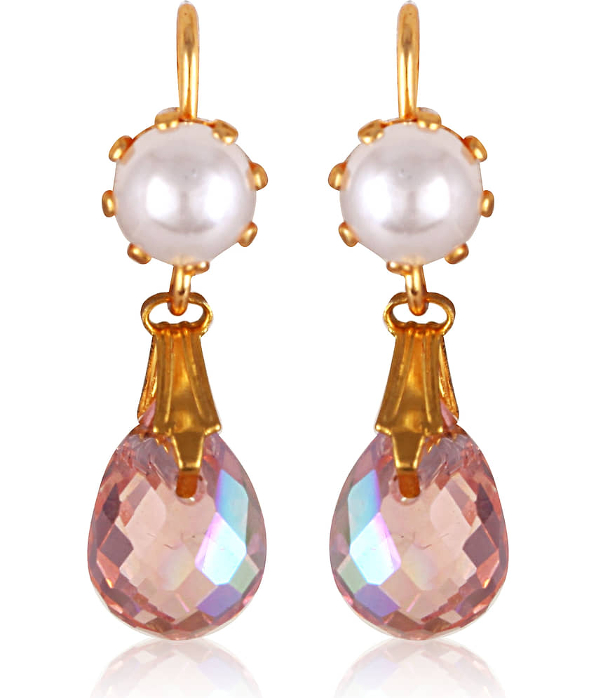 Vighnaharta Gold Drop Earrings ( Pack of 1 ) - Earrings | Buy online on ZillyBuy