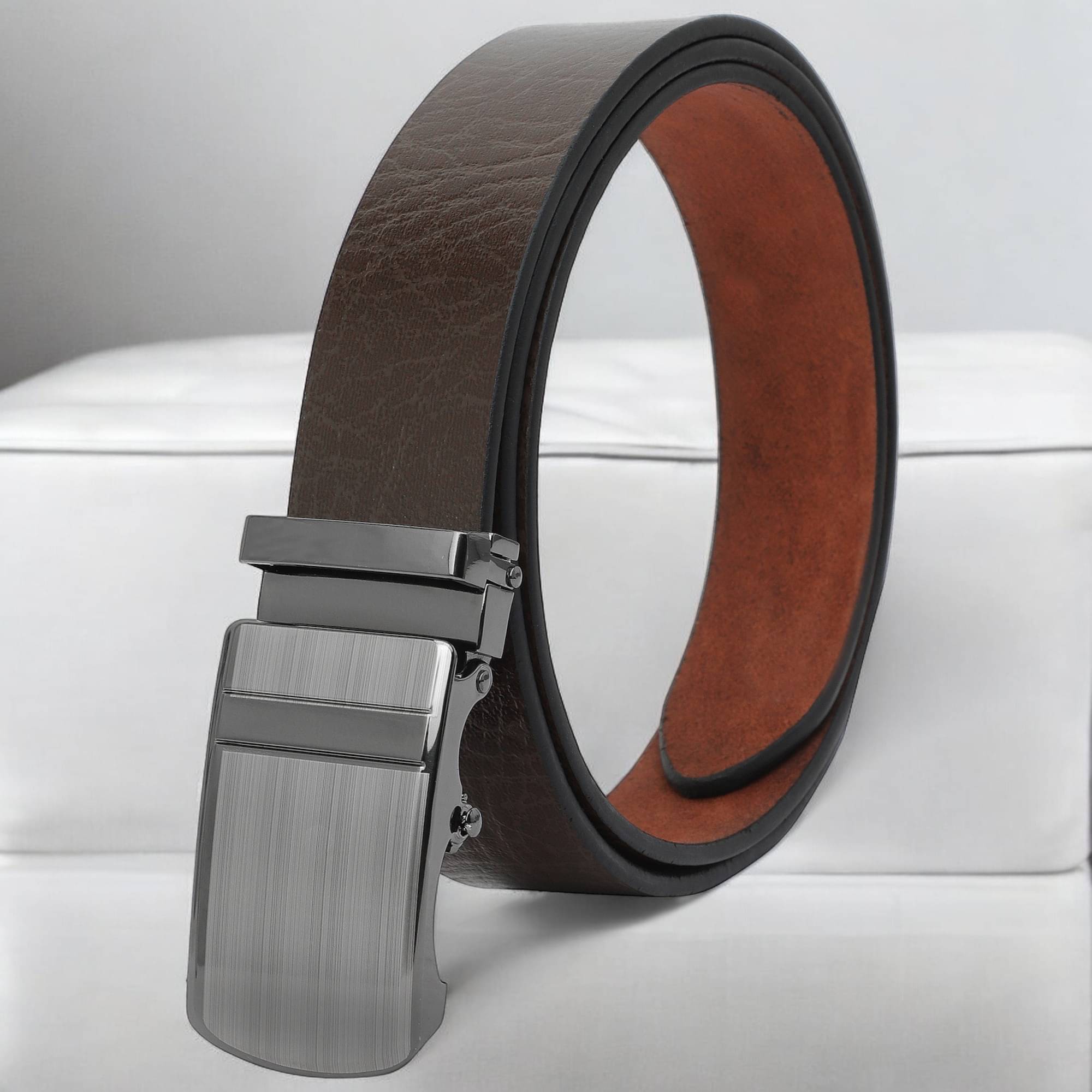     			WARCKS - Brown 100% Leather Men's Formal Belt ( Pack of 1 )