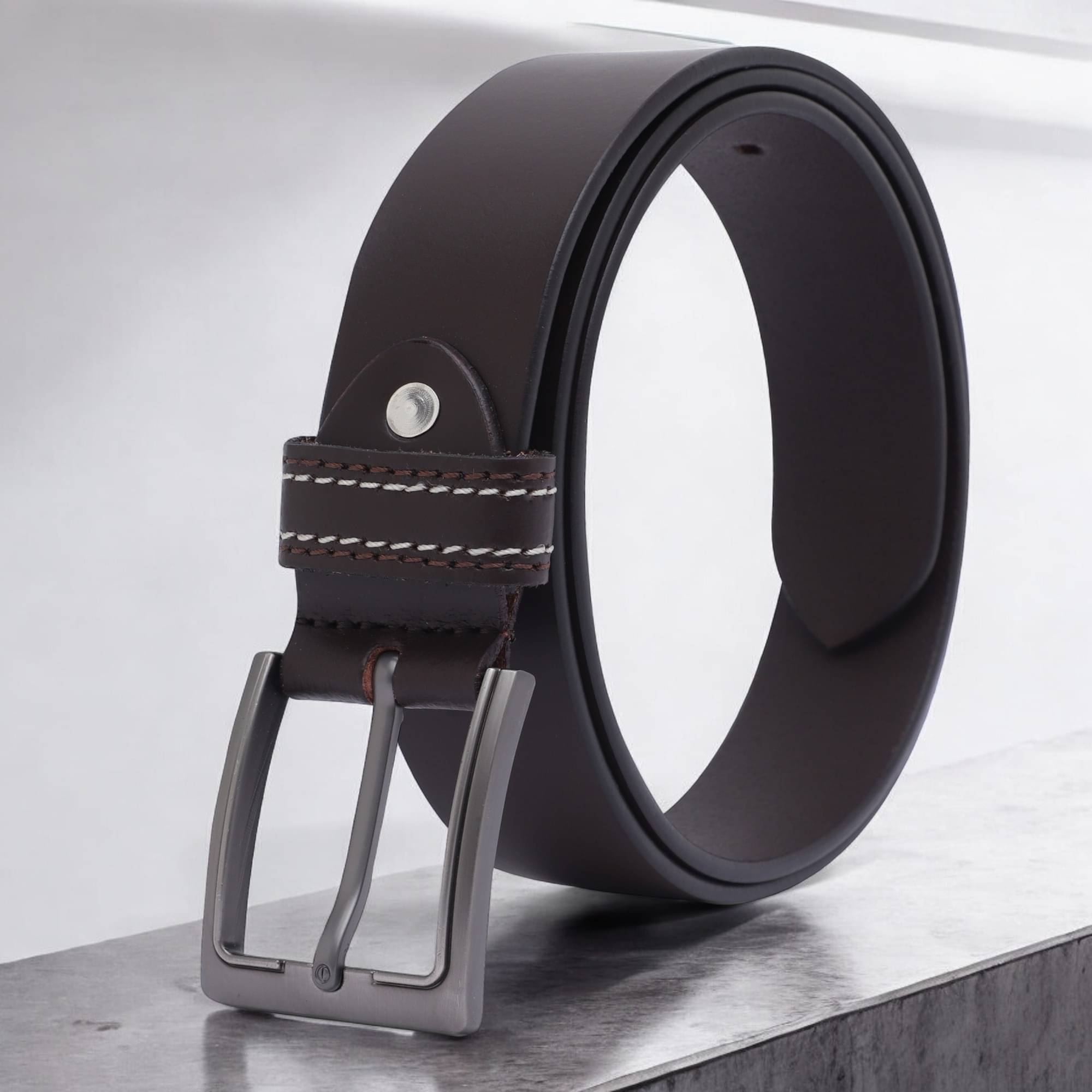 WARCKS - Brown 100% Leather Men's Formal Belt ( Pack of 1 )     			WARCKS - Brown 100% Leather Men's Formal Belt ( Pack of 1 )