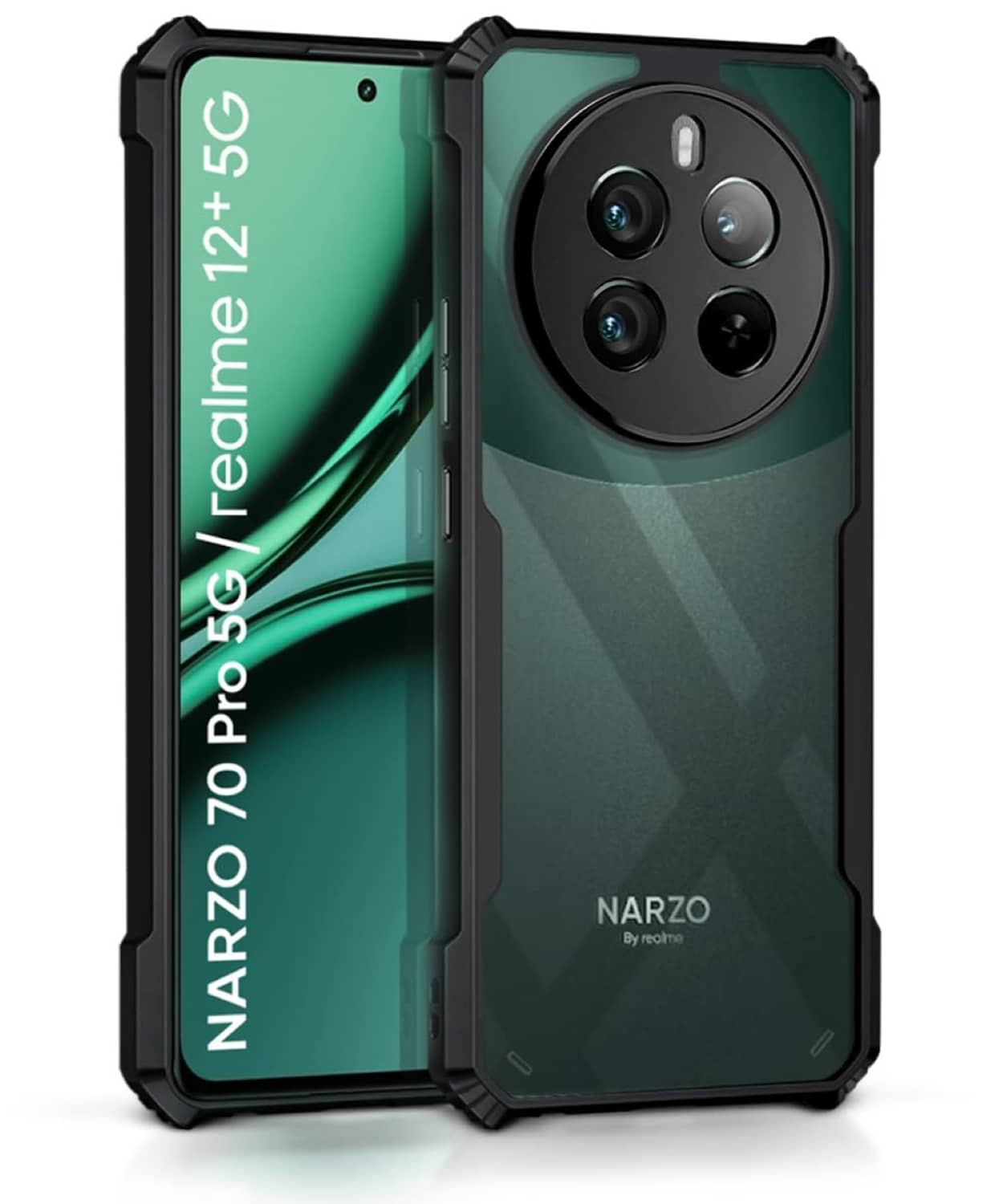 ZAMN Shock Proof Case Compatible For Polycarbonate Realme Narzo 70 5G ( )