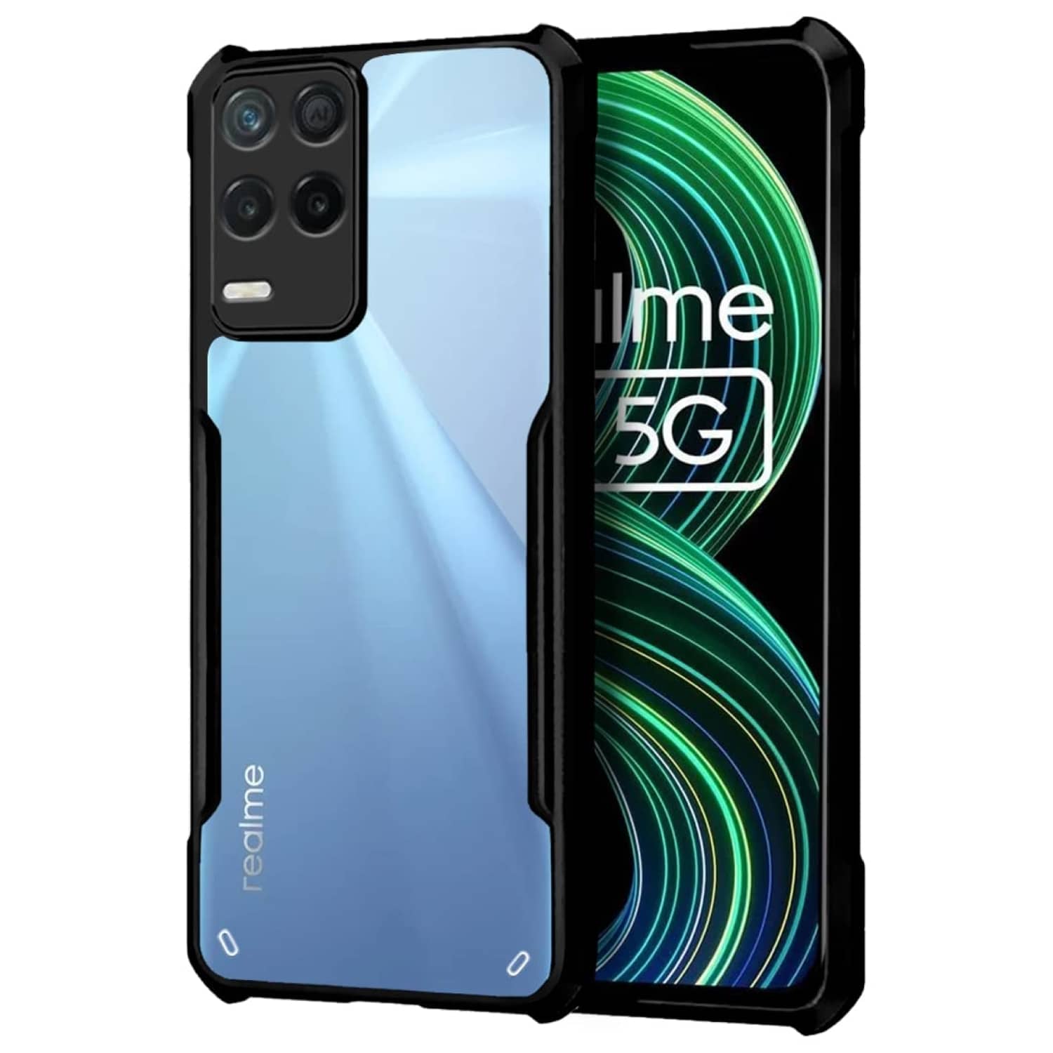 ZAMN Shock Proof Case Compatible For Polycarbonate Realme narzo 30 5G ( )