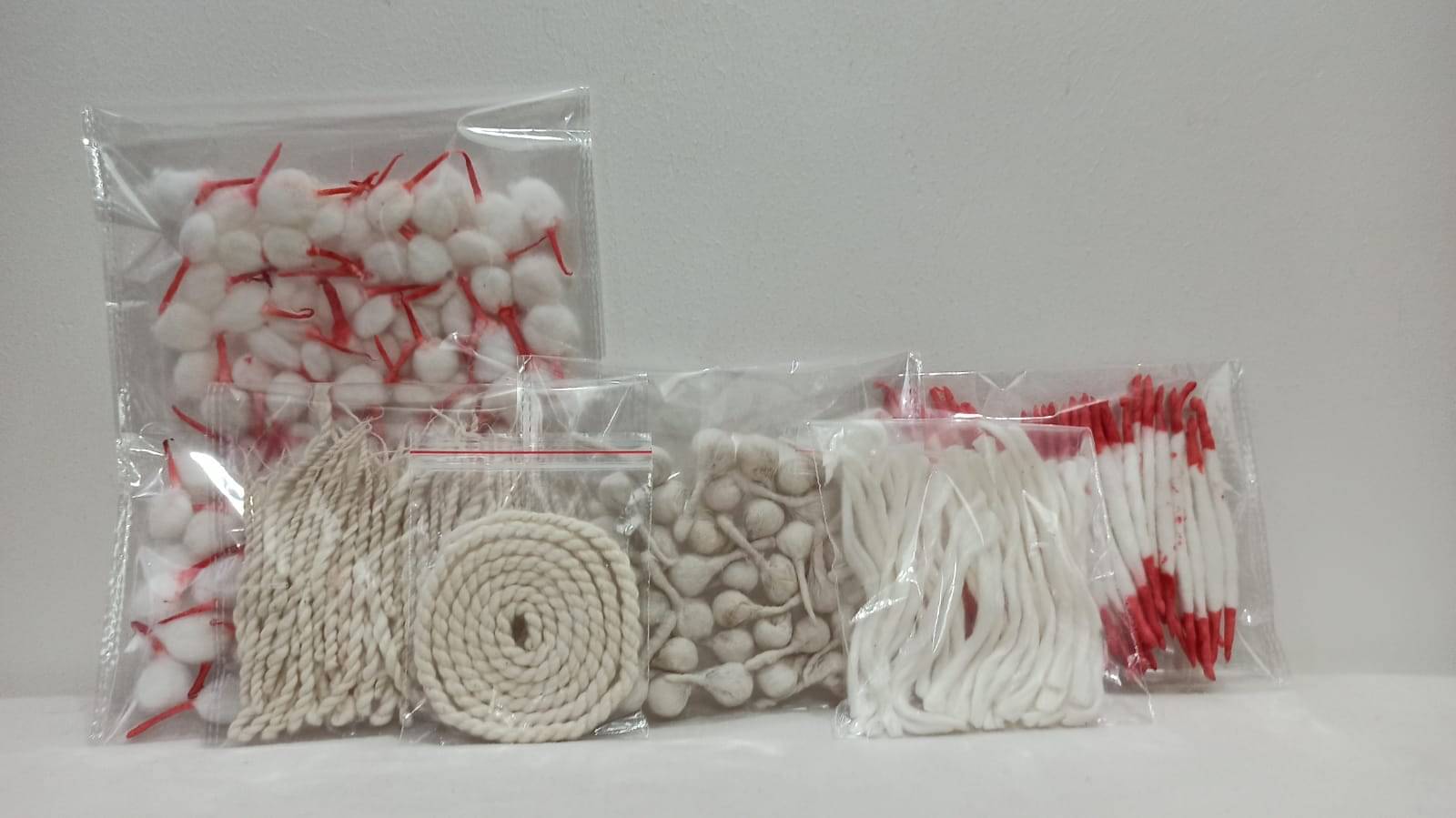     			enham Cotton Wicks 6 different ( Pack of 6 )