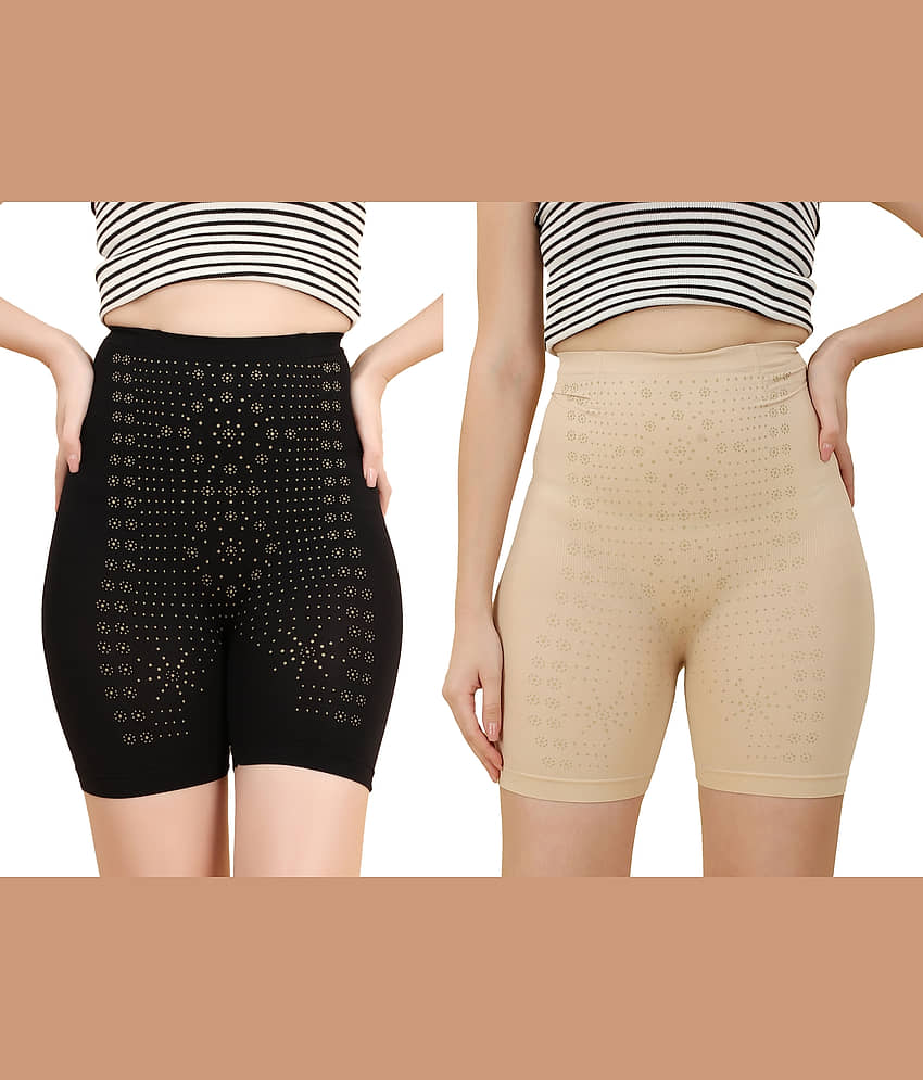 3Mads Pack of 2 Cotton Women's Trimming Tights ( Multicolor ) - Shapewear | Buy online on ZillyBuy