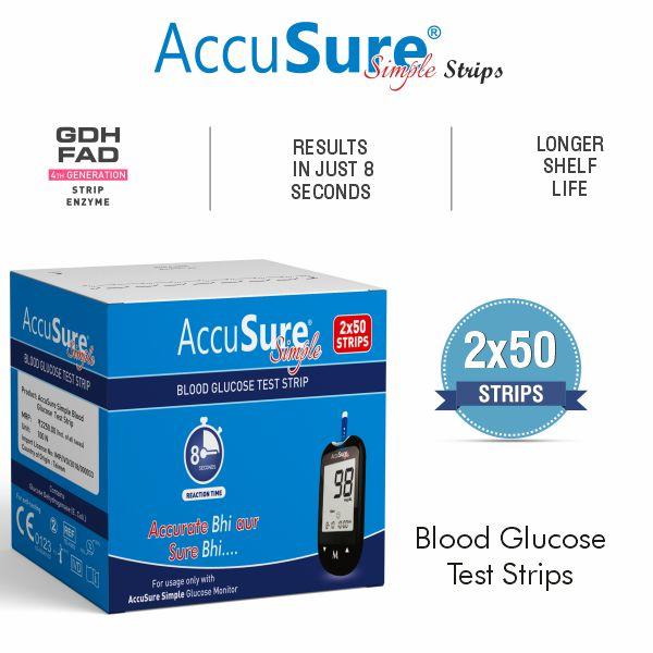     			ACCUSURE Td-4183 100 Test Strips