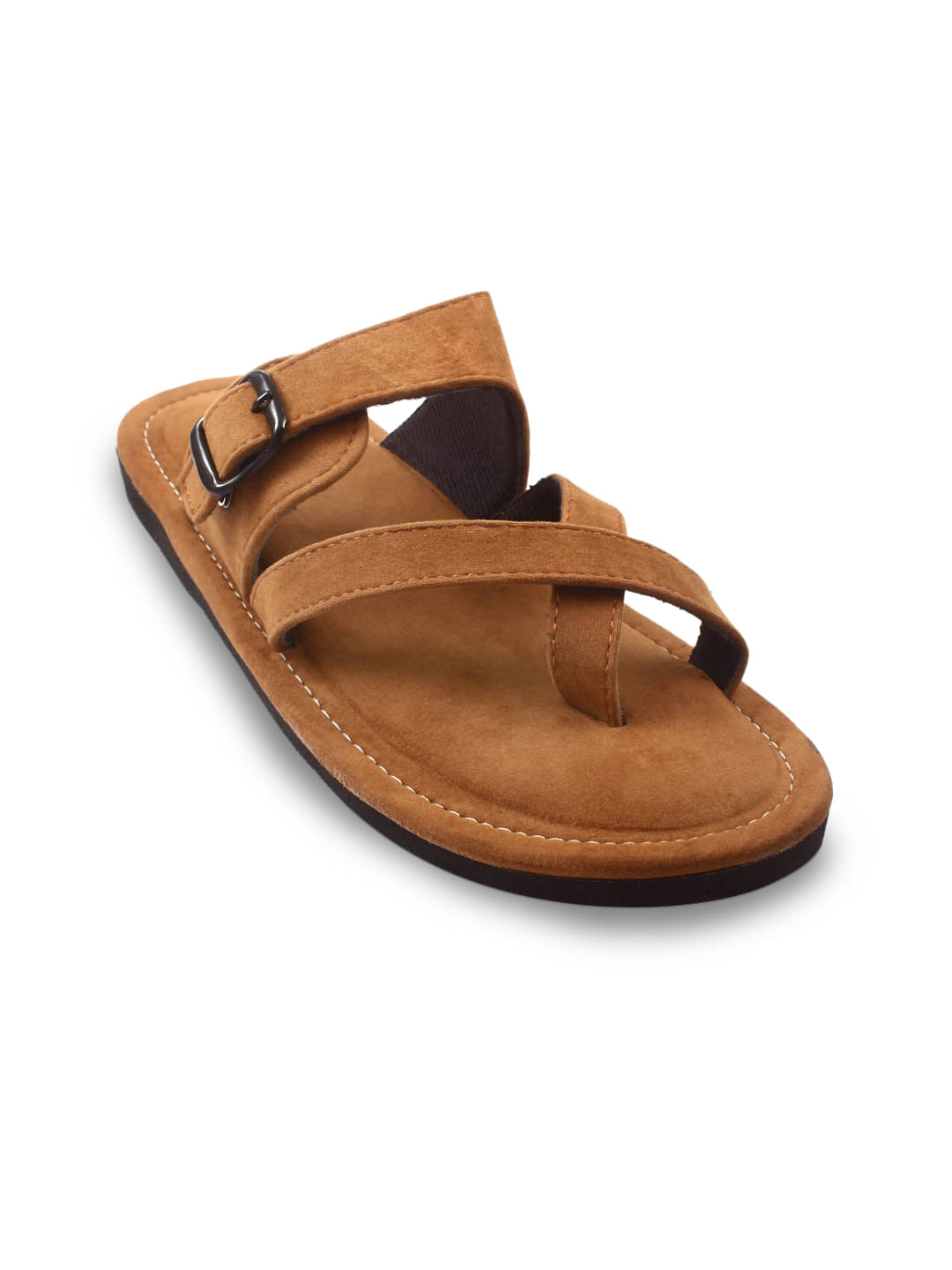     			Anjaneya Creations Tan Men's Kolhapuris