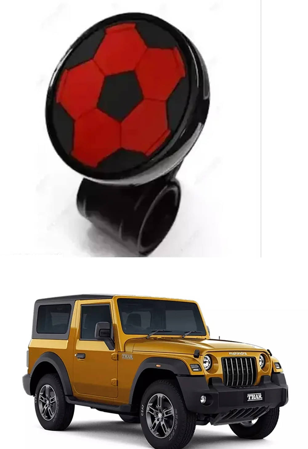 Car Steering Knob ABS Quality (Ball Design) Best Product For Mahindra Thar Car Steering Knob ABS Quality (Ball Design) Best Product For Mahindra Thar