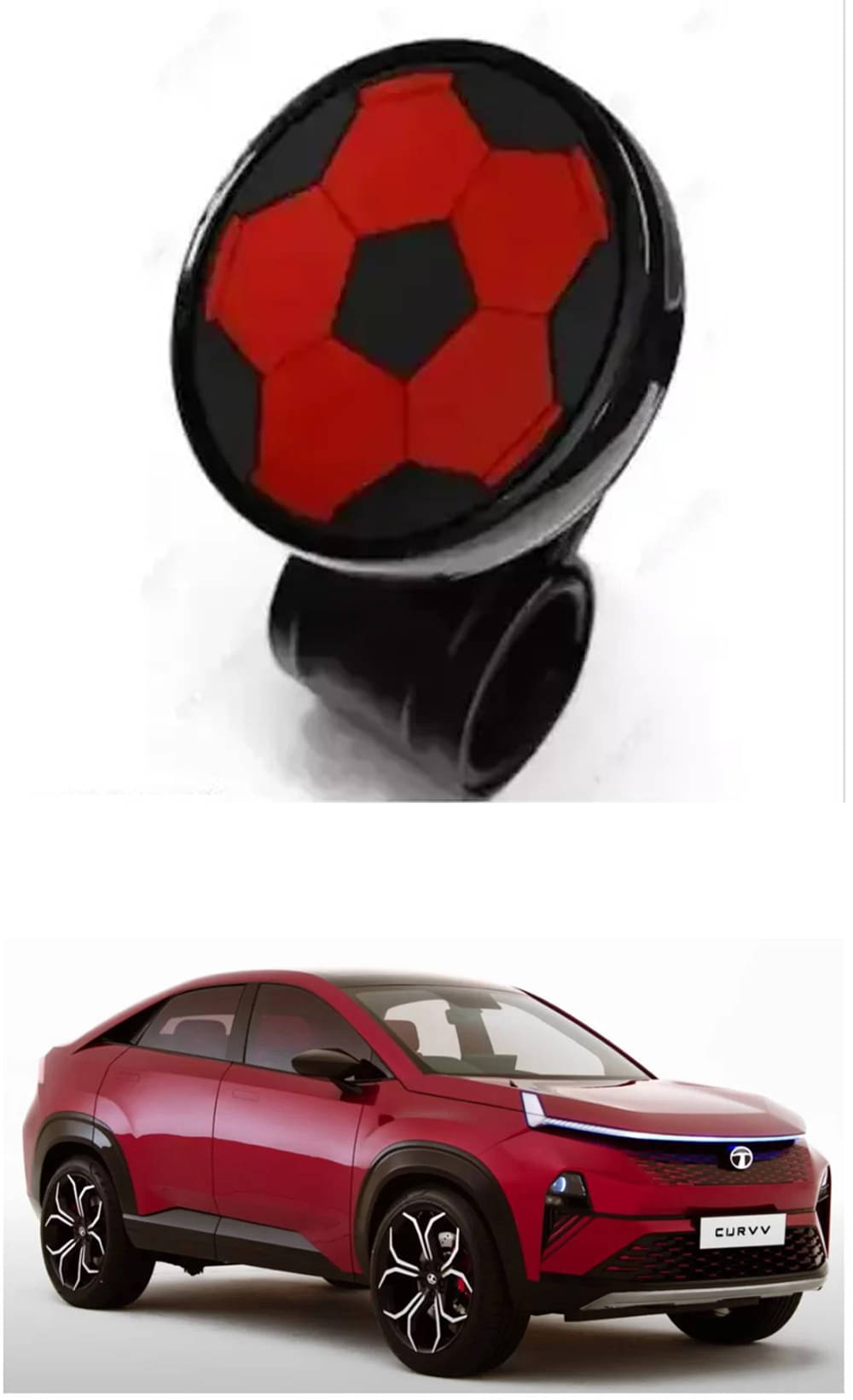 Car Steering Knob ABS Quality (Ball Design) Best Product For Tata Curvv Car Steering Knob ABS Quality (Ball Design) Best Product For Tata Curvv