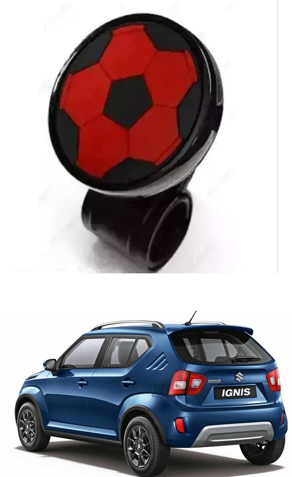 Car Steering Knob ABS Quality (Ball Design) Best Product For Maruti Suzuki Ignis Car Steering Knob ABS Quality (Ball Design) Best Product For Maruti Suzuki Ignis