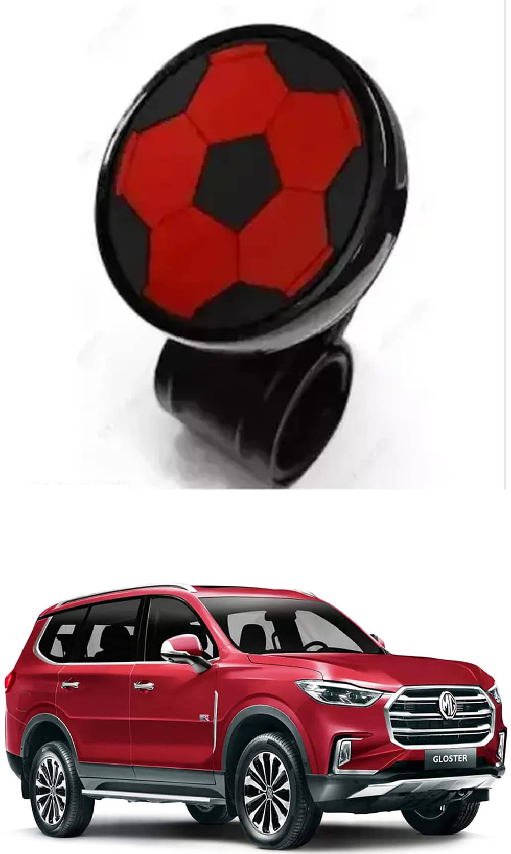 Car Steering Knob ABS Quality (Ball Design) Best Product For MG Gloster     			Car Steering Knob ABS Quality (Ball Design) Best Product For MG Gloster