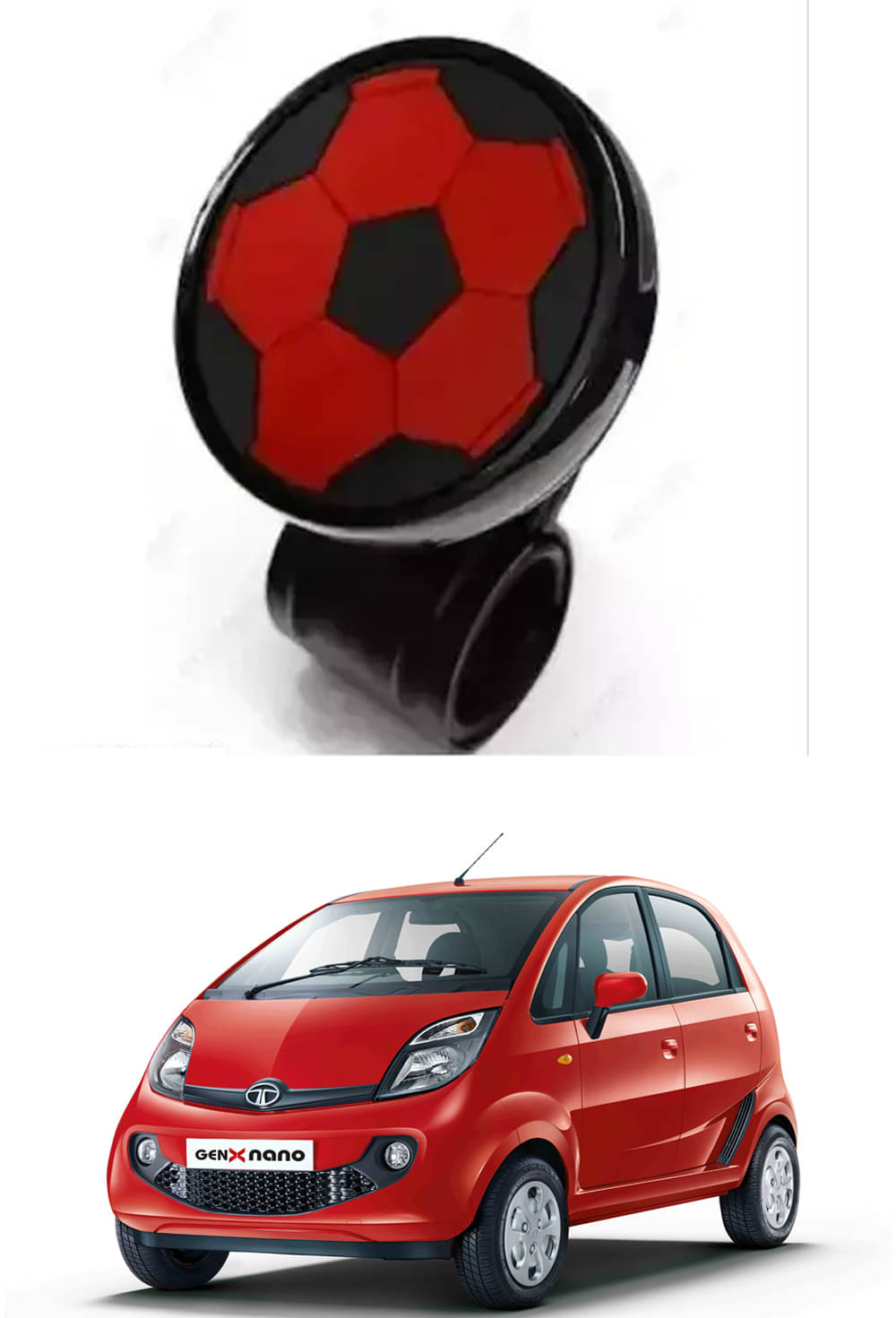 Car Steering Knob ABS Quality (Ball Design) Best Product For Tata Nano Car Steering Knob ABS Quality (Ball Design) Best Product For Tata Nano