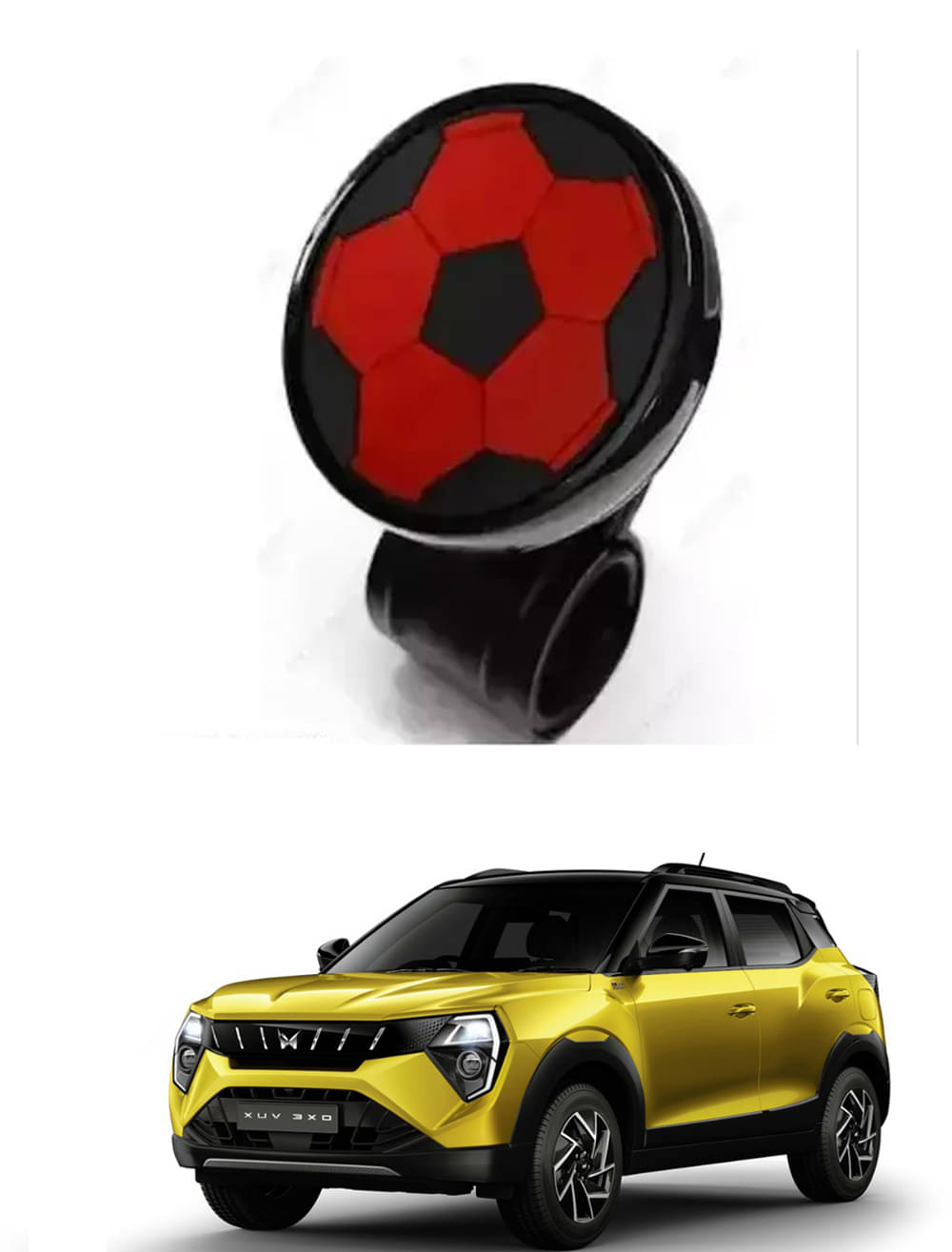 Car Steering Knob ABS Quality (Ball Design) Best Product For Mahindra 3XO Car Steering Knob ABS Quality (Ball Design) Best Product For Mahindra 3XO
