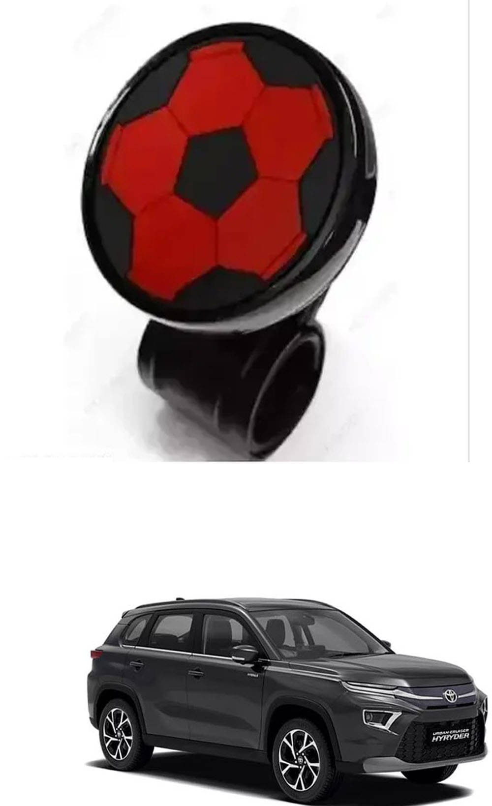 Car Steering Knob ABS Quality (Ball Design) Best Product For Toyota Hyryder Car Steering Knob ABS Quality (Ball Design) Best Product For Toyota Hyryder