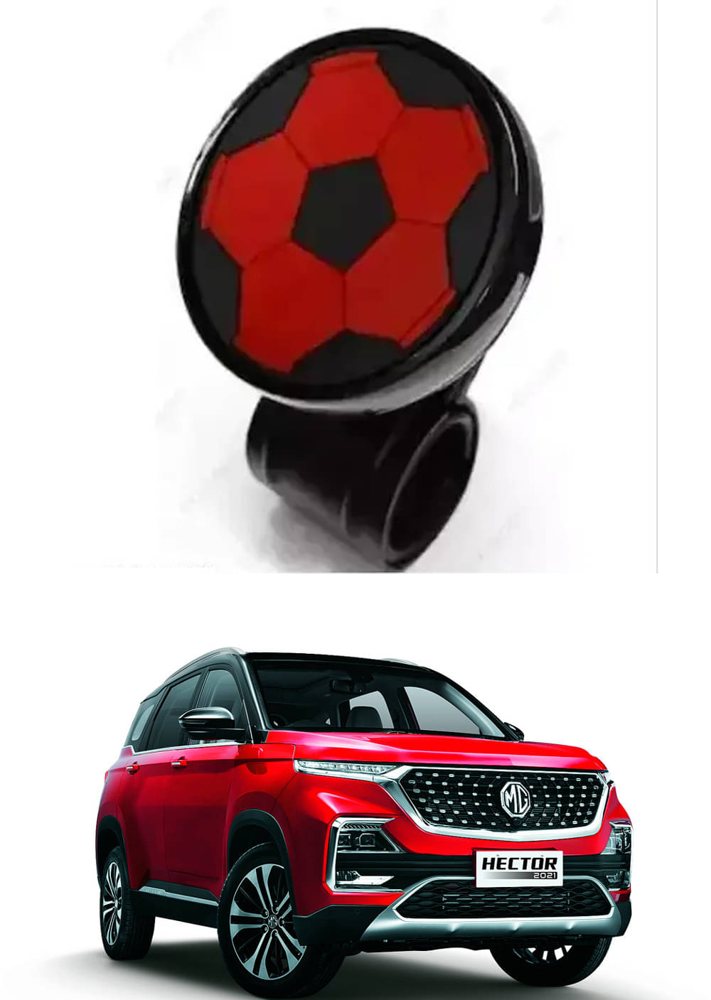     			Car Steering Knob ABS Quality (Ball Design) Best Product For MG Hector