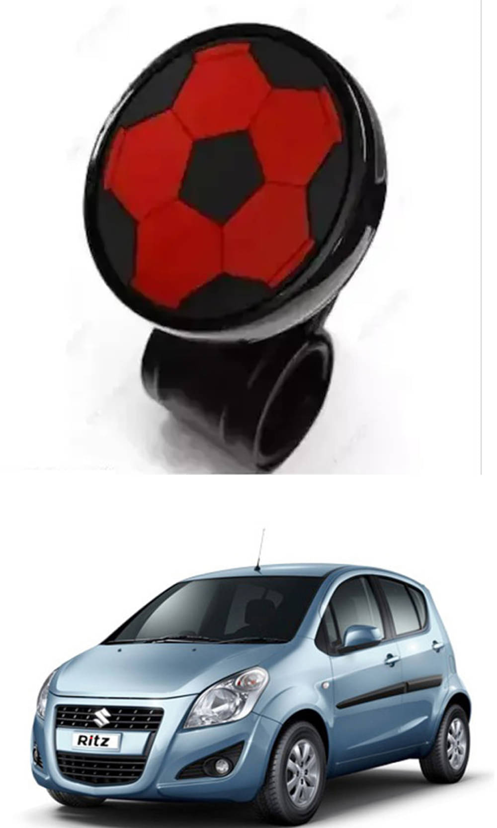 Car Steering Knob ABS Quality (Ball Design) Best Product For Maruti Suzuki Ritz Car Steering Knob ABS Quality (Ball Design) Best Product For Maruti Suzuki Ritz