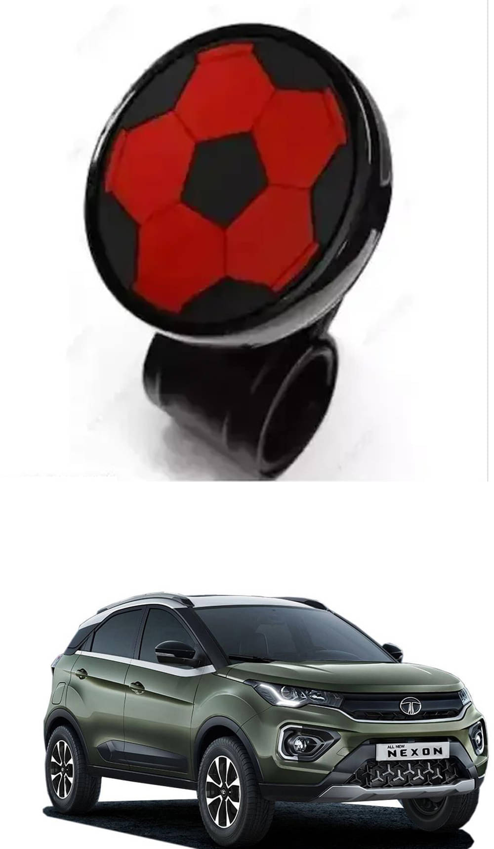     			Car Steering Knob ABS Quality (Ball Design) Best Product For Tata Nexon