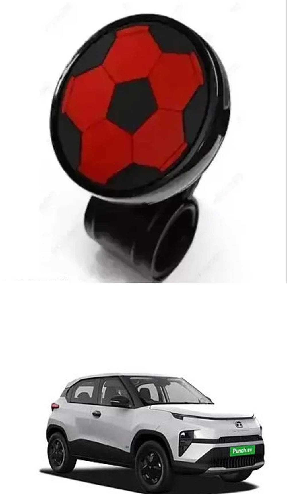 Car Steering Knob ABS Quality (Ball Design) Best Product For Tata Punch EV Car Steering Knob ABS Quality (Ball Design) Best Product For Tata Punch EV