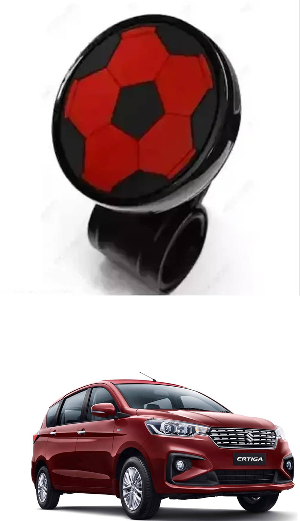 Car Steering Knob ABS Quality (Ball Design) Best Product For Maruti Suzuki Ertiga     			Car Steering Knob ABS Quality (Ball Design) Best Product For Maruti Suzuki Ertiga