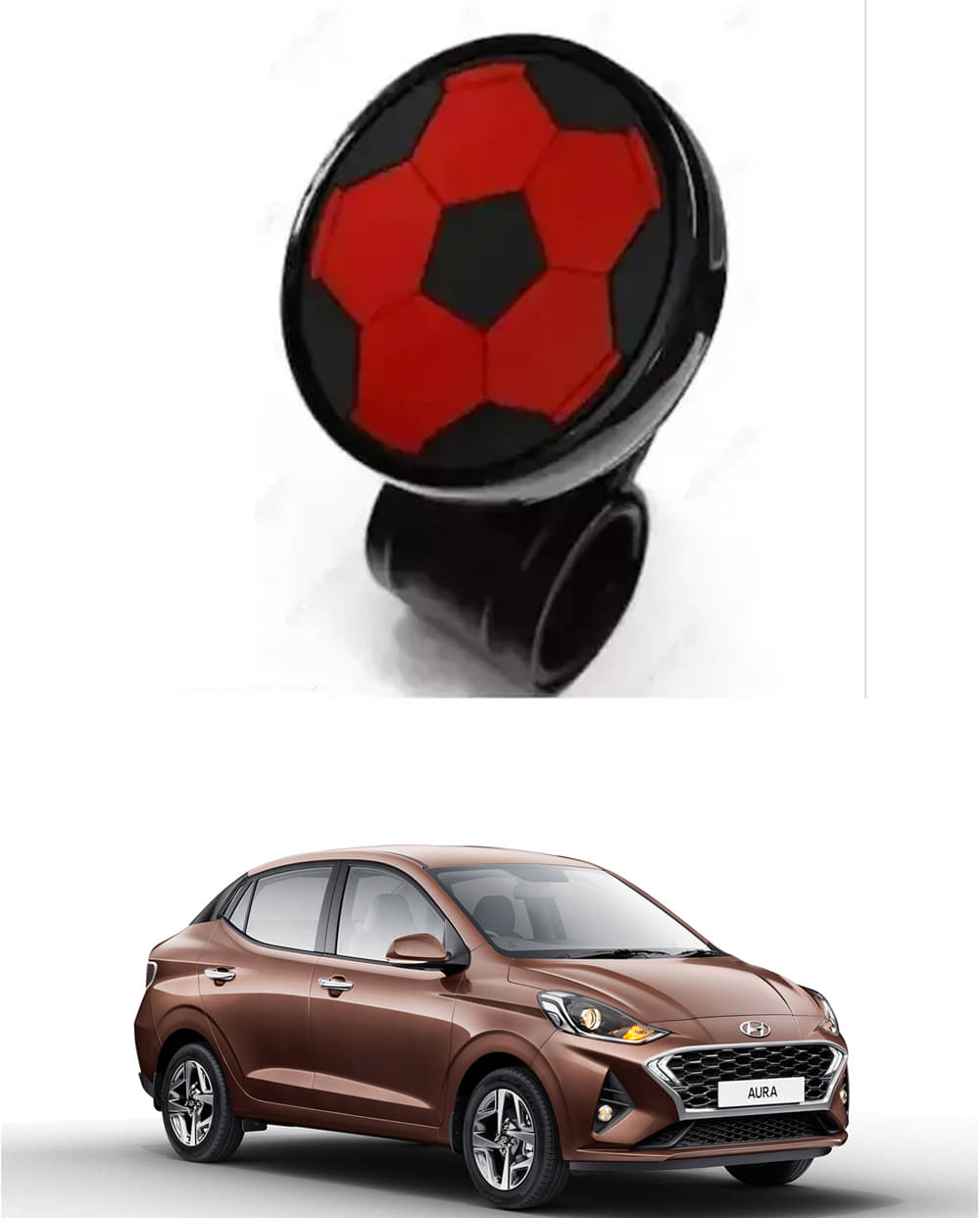     			Car Steering Knob ABS Quality (Ball Design) Best Product For Hyundai Aura