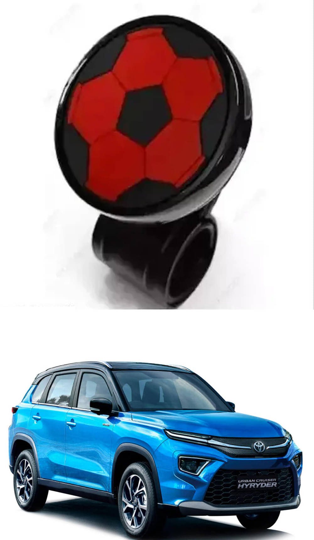 Car Steering Knob ABS Quality (Ball Design) Best Product For Toyota Urban Cruser     			Car Steering Knob ABS Quality (Ball Design) Best Product For Toyota Urban Cruser