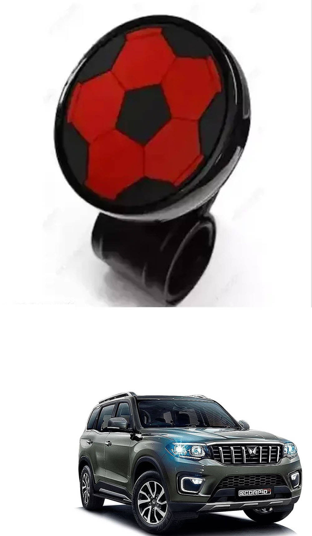     			Car Steering Knob ABS Quality (Ball Design) Best Product For Maruti Suzuki Scorpio-N