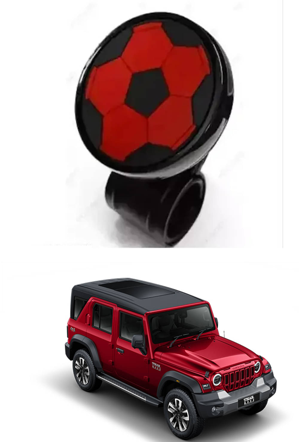 Car Steering Knob ABS Quality (Ball Design) Best Product For Mahindra Thar Roxx Car Steering Knob ABS Quality (Ball Design) Best Product For Mahindra Thar Roxx
