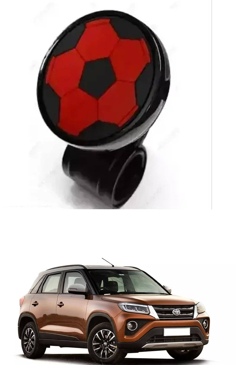 Car Steering Knob ABS Quality (Ball Design) Best Product For Toyota Urban Cruiser Car Steering Knob ABS Quality (Ball Design) Best Product For Toyota Urban Cruiser