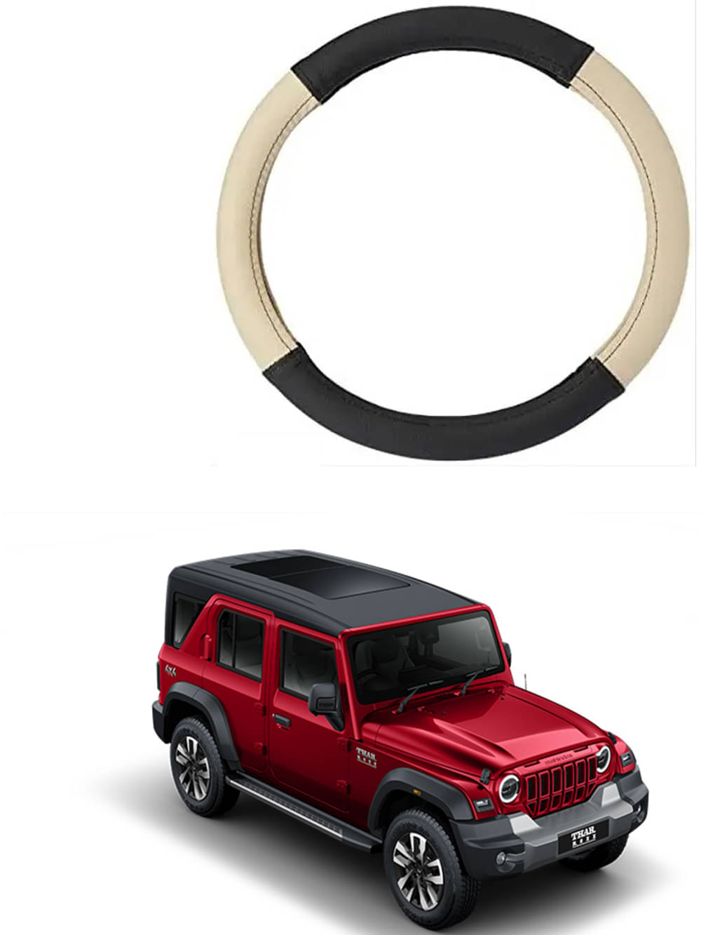 Etradezone Steering Cover Leatherite Etradezone Steering Cover Leatherite