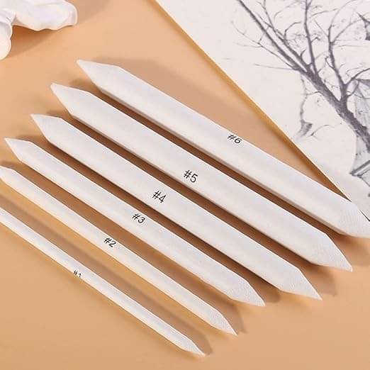 FREEDY 6 PCS Blending Stumps and Tortillions Paper Art Blenders for Student Artist Charcoal Sketch Drawing Tools FREEDY 6 PCS Blending Stumps and Tortillions Paper Art Blenders for Student Artist Charcoal Sketch Drawing Tools