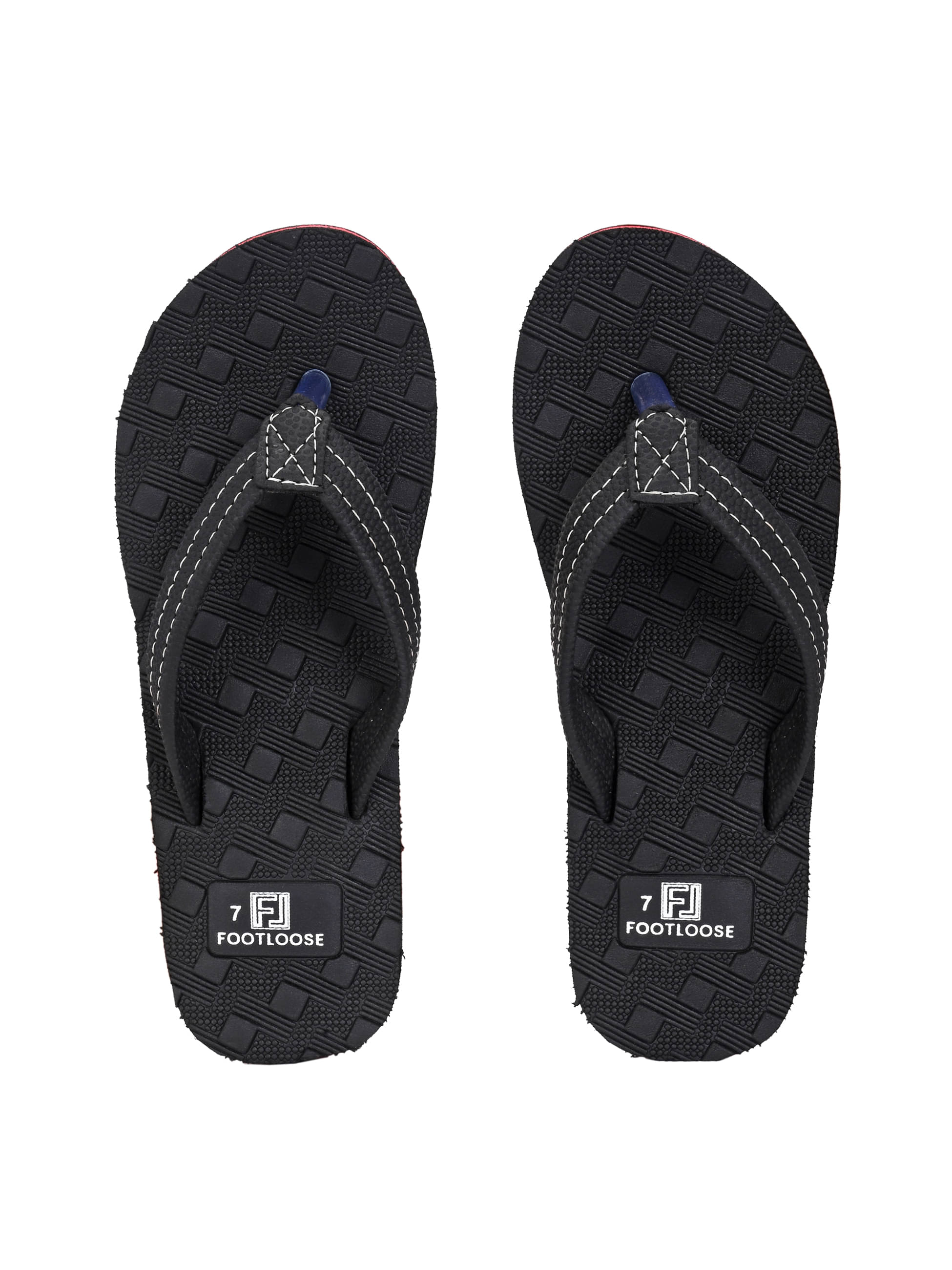     			Footloose Black Women's Flip Flop