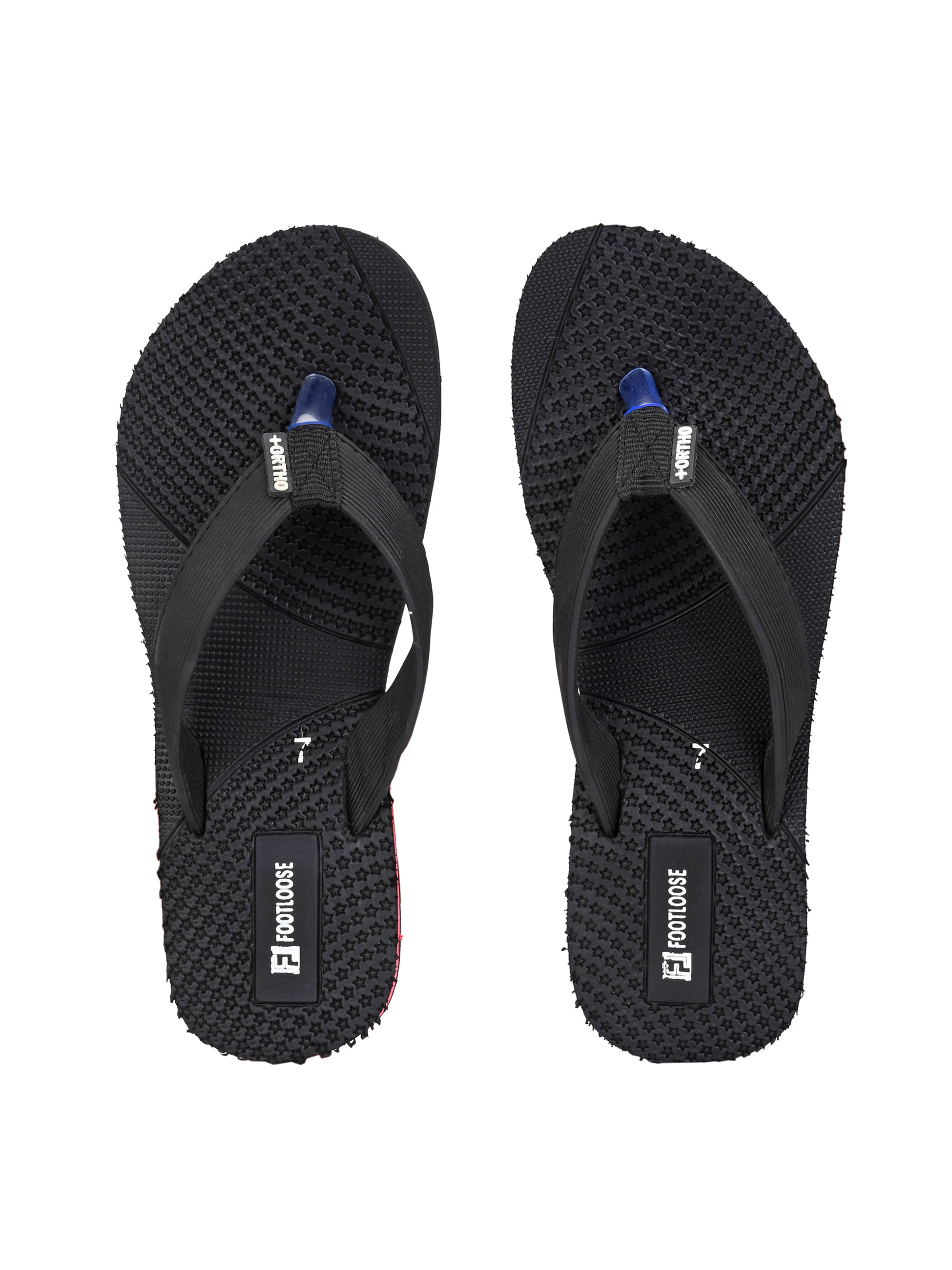     			Footloose Black Women's Flip Flop